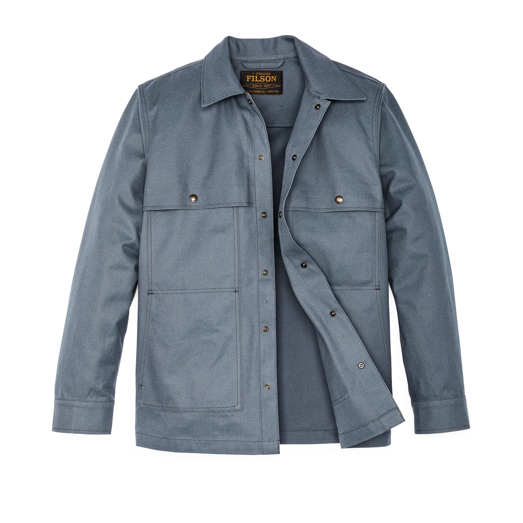 Dry Tin Cloth Forester Jac-shirt - Storm Blue