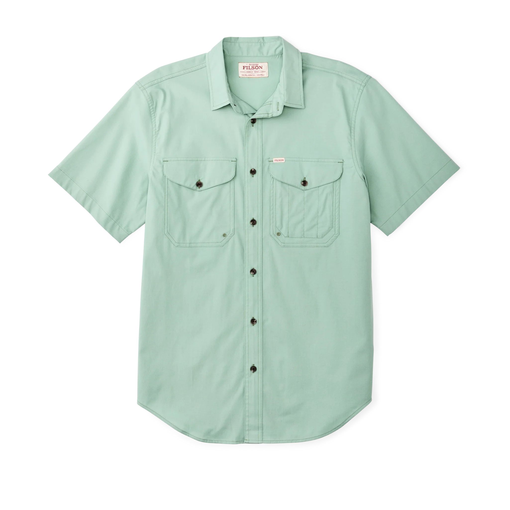 Twin Lakes Short Sleeve Sport Shirt - Granite Green