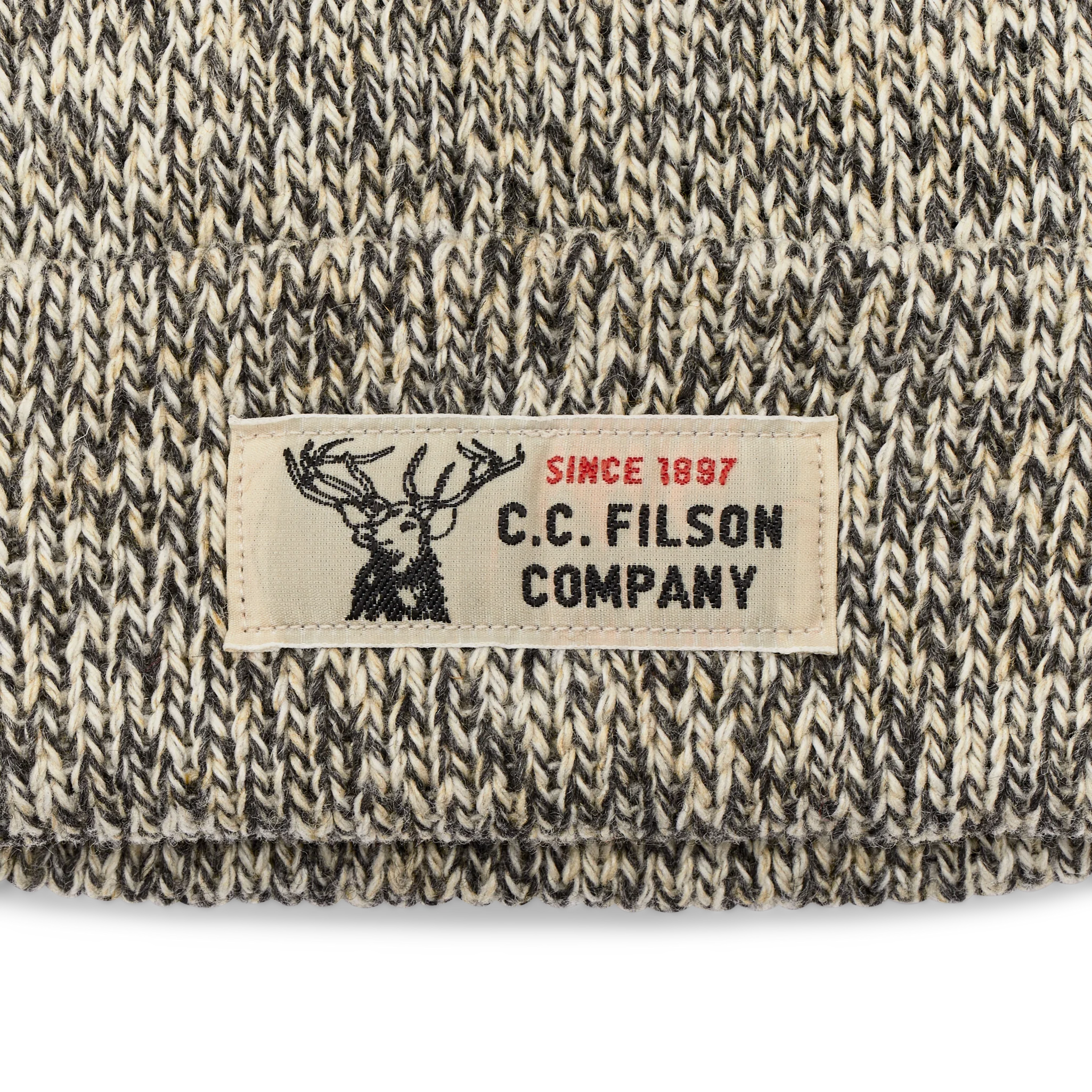 Lined Ragg Wool Beanie - Charcoal Heather