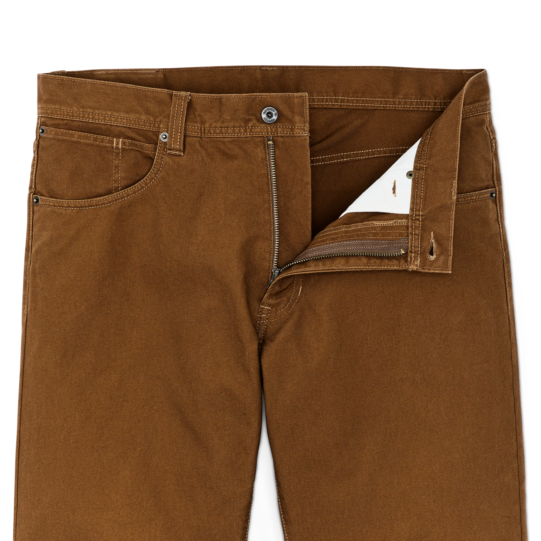 Dry Tin Cloth 5-pocket Pants - Whiskey