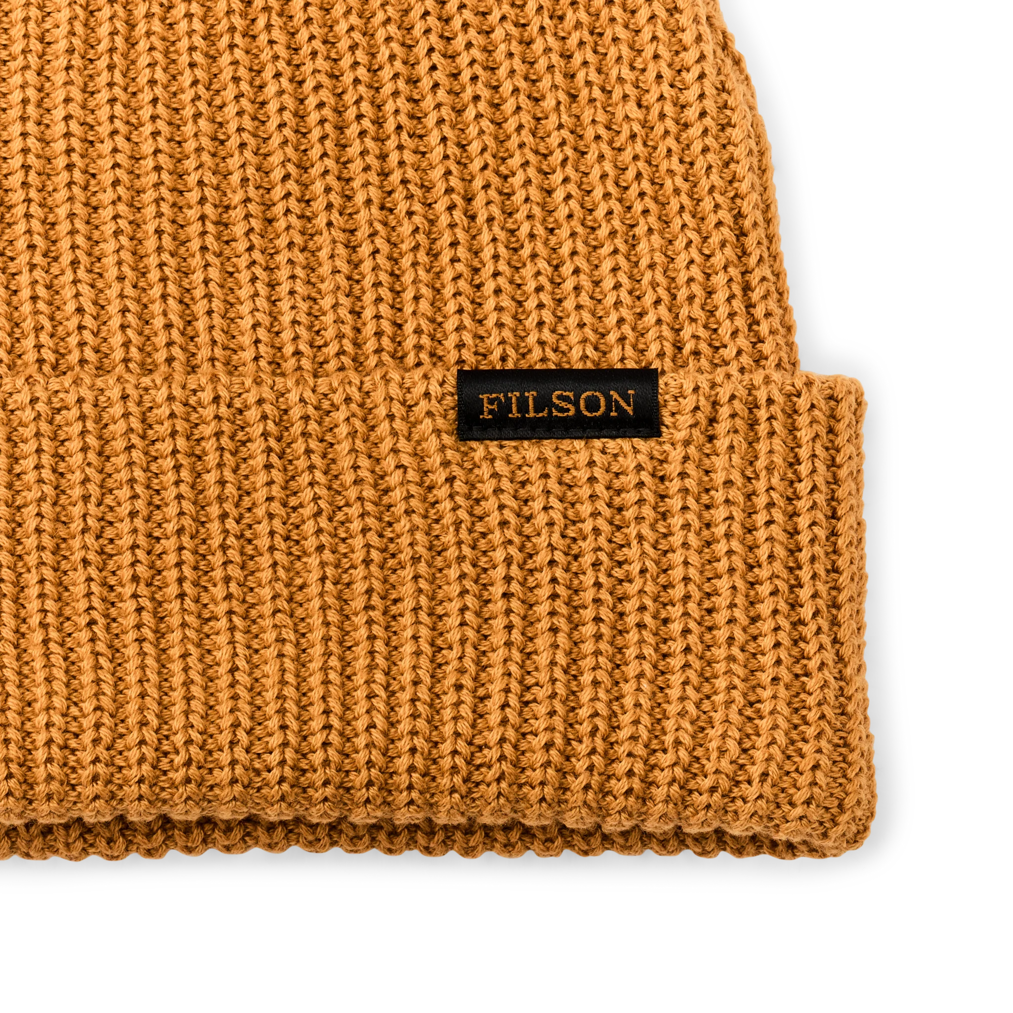 Cotton Watch Cap - Gold Ochre