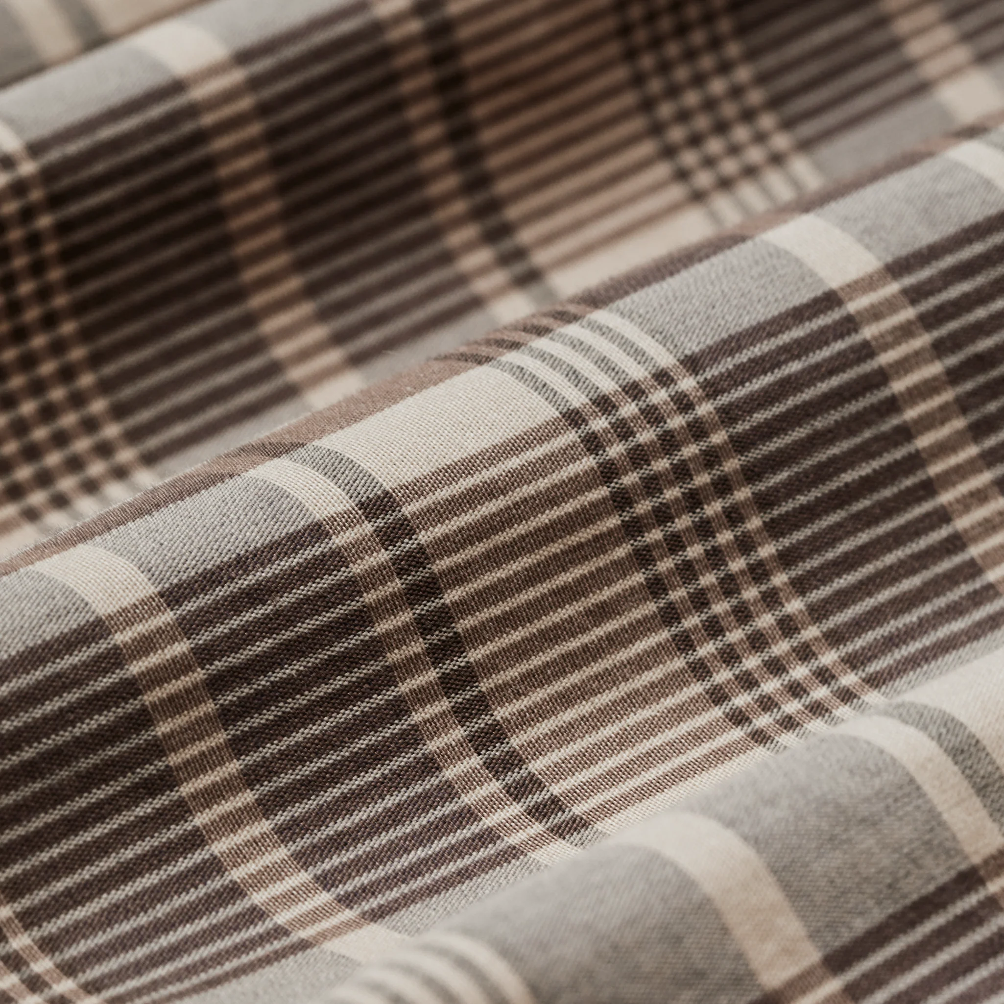 Filson's Washed Feather Cloth Shirt - Light Brown / Natural Plaid