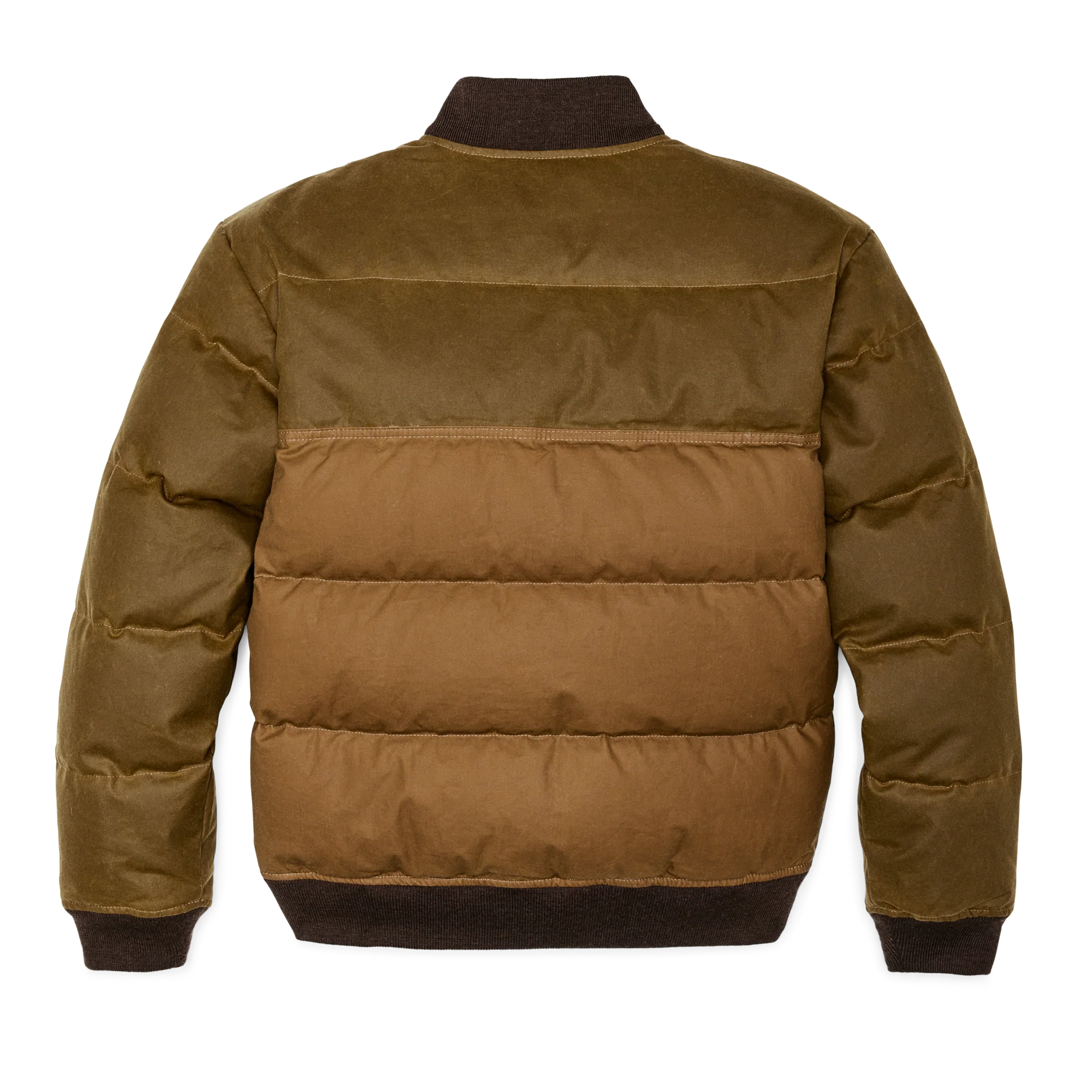 Down Bomber Jacket - Dark Tan