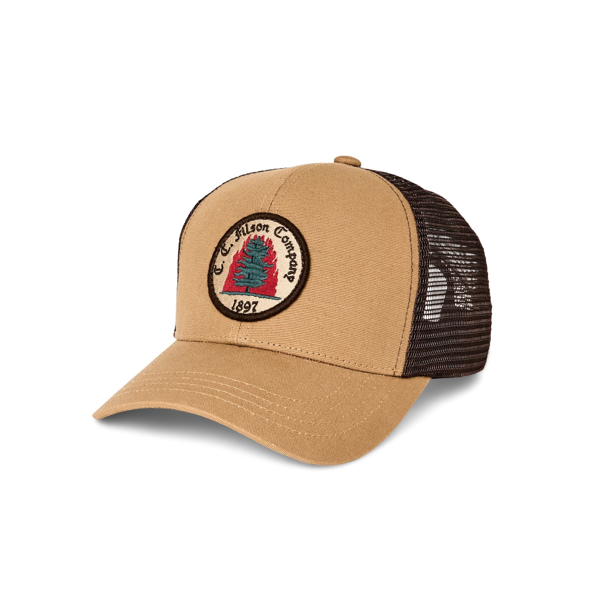 Logger Mesh Cap - Wheat / Fire