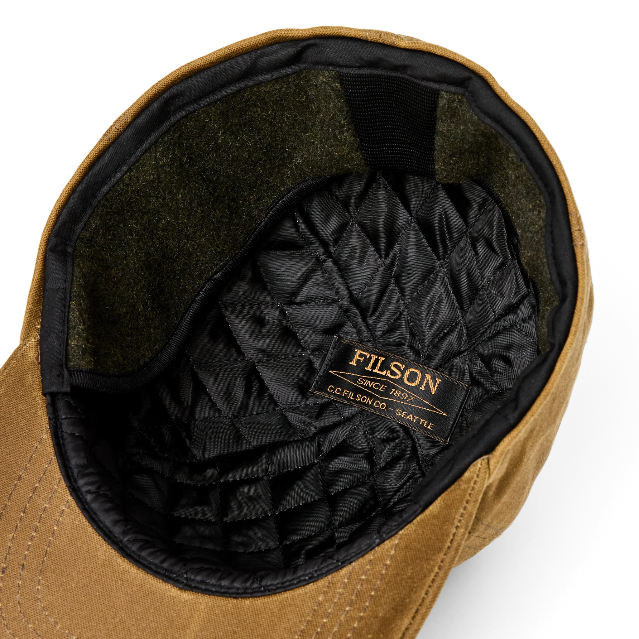 Insulated Tin Cloth Cap - Dark Tan