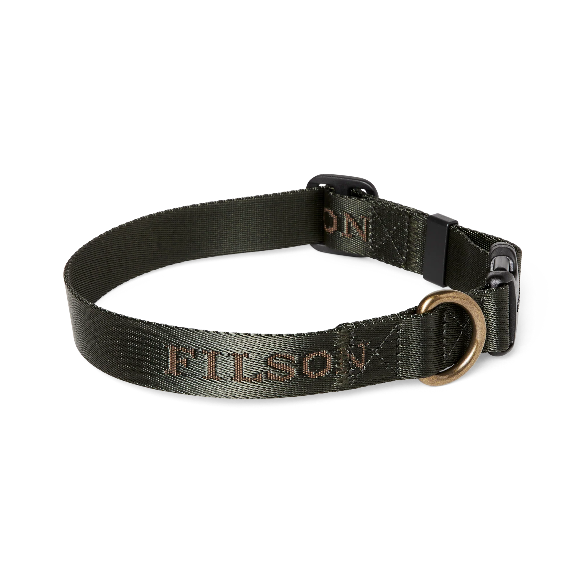 Nylon Dog Collar - Dark Timber