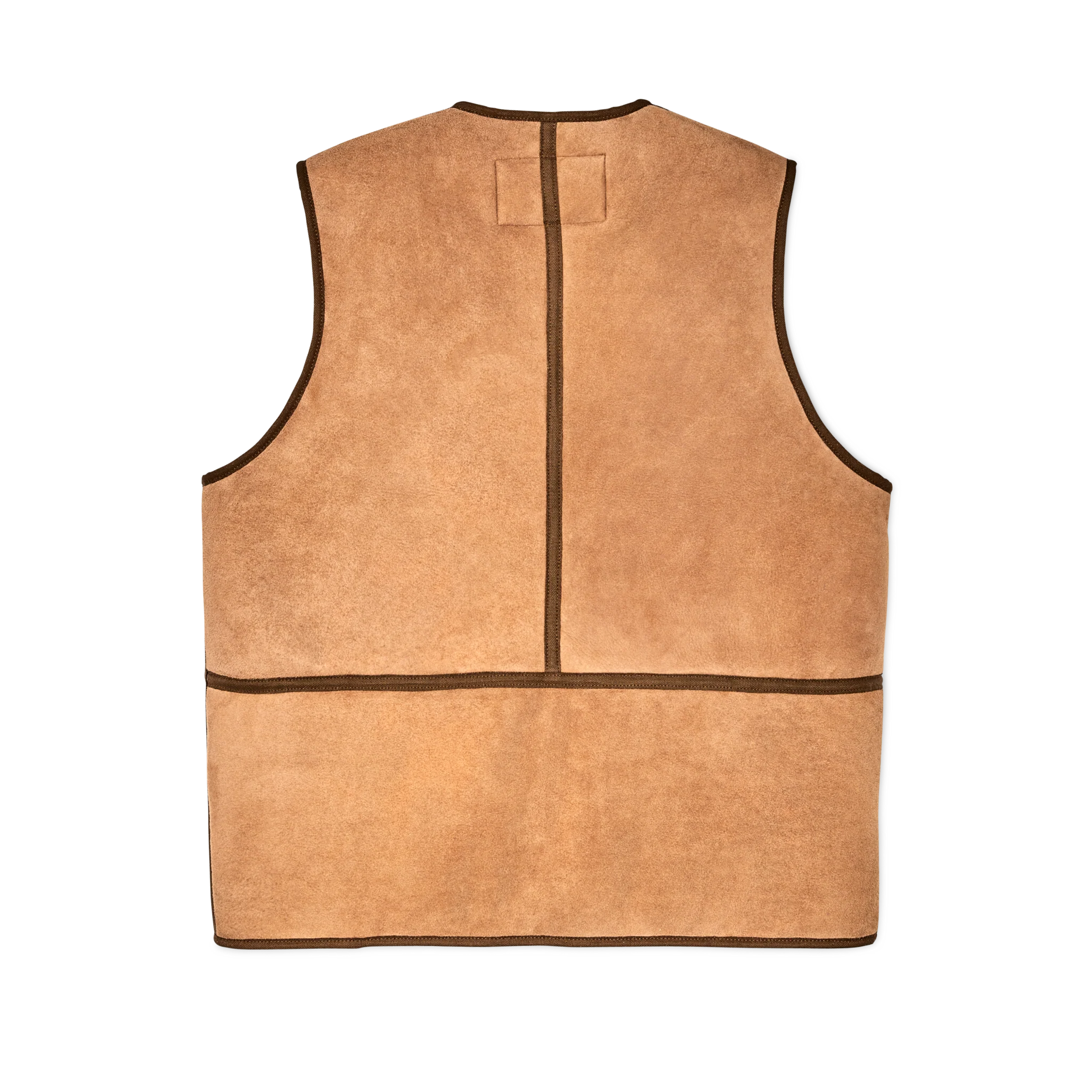 Shearling Cruiser Vest - Almond Beige