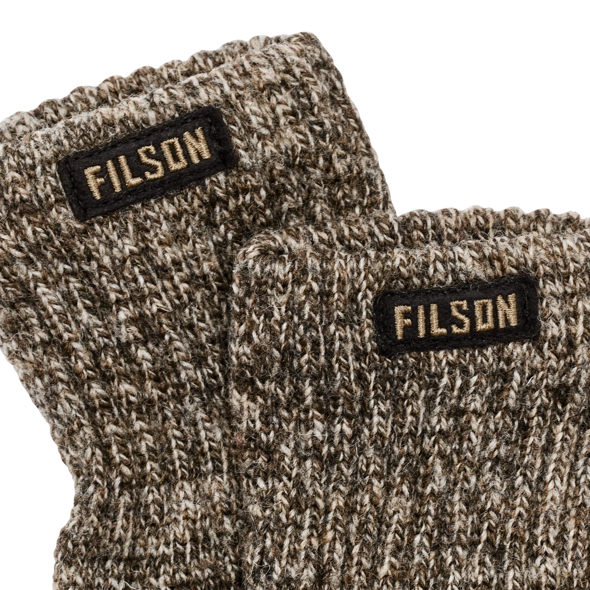 Fingerless Knit Gloves - Root Heather