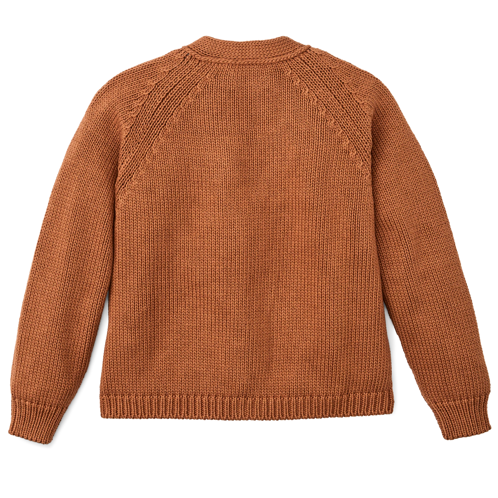 Women's Rustic Cotton Cardigan - Chestnut