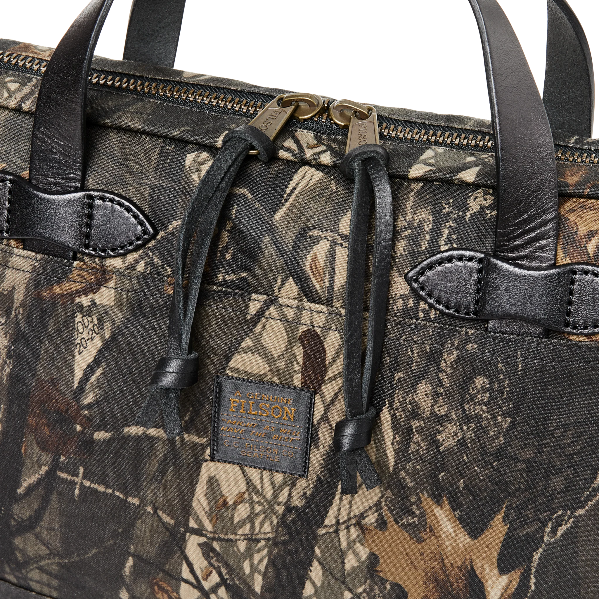 Tin Cloth Compact Briefcase - Realtree Hardwoods Camo
