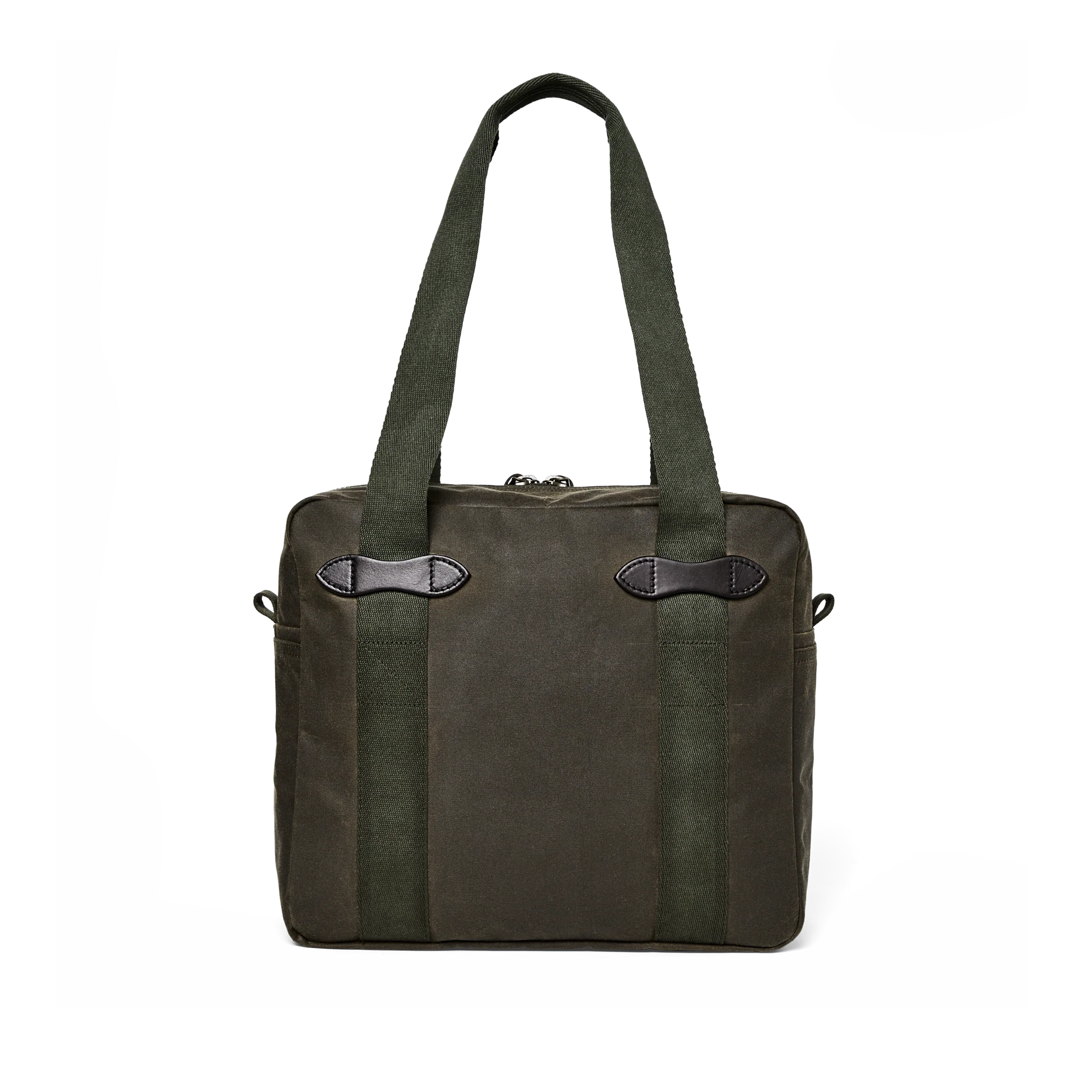 Tin Cloth Zipper Tote Bag - Otter Green