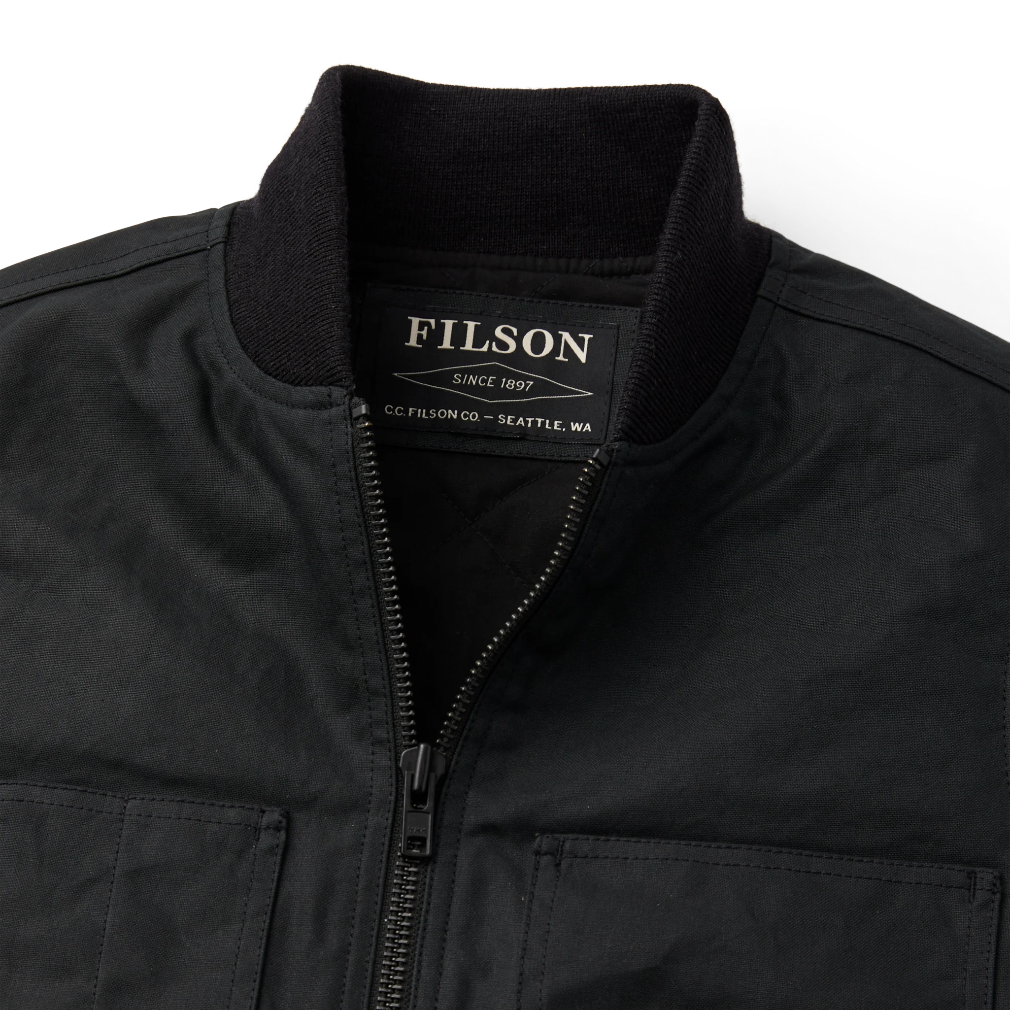 Tin Cloth Insulated Work Vest - Black