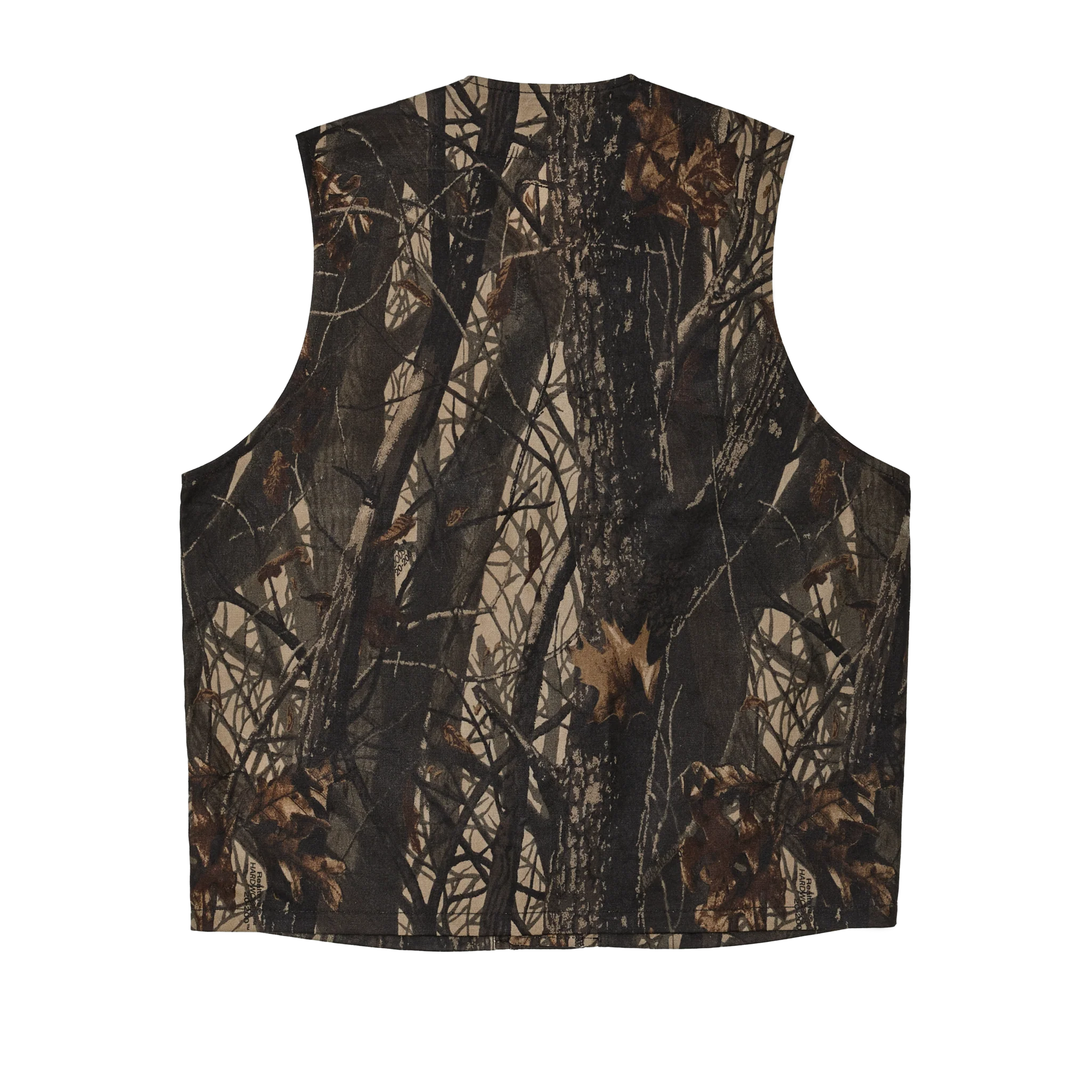 Oil Tin Cloth Vest - Realtree Hardwoods Camo