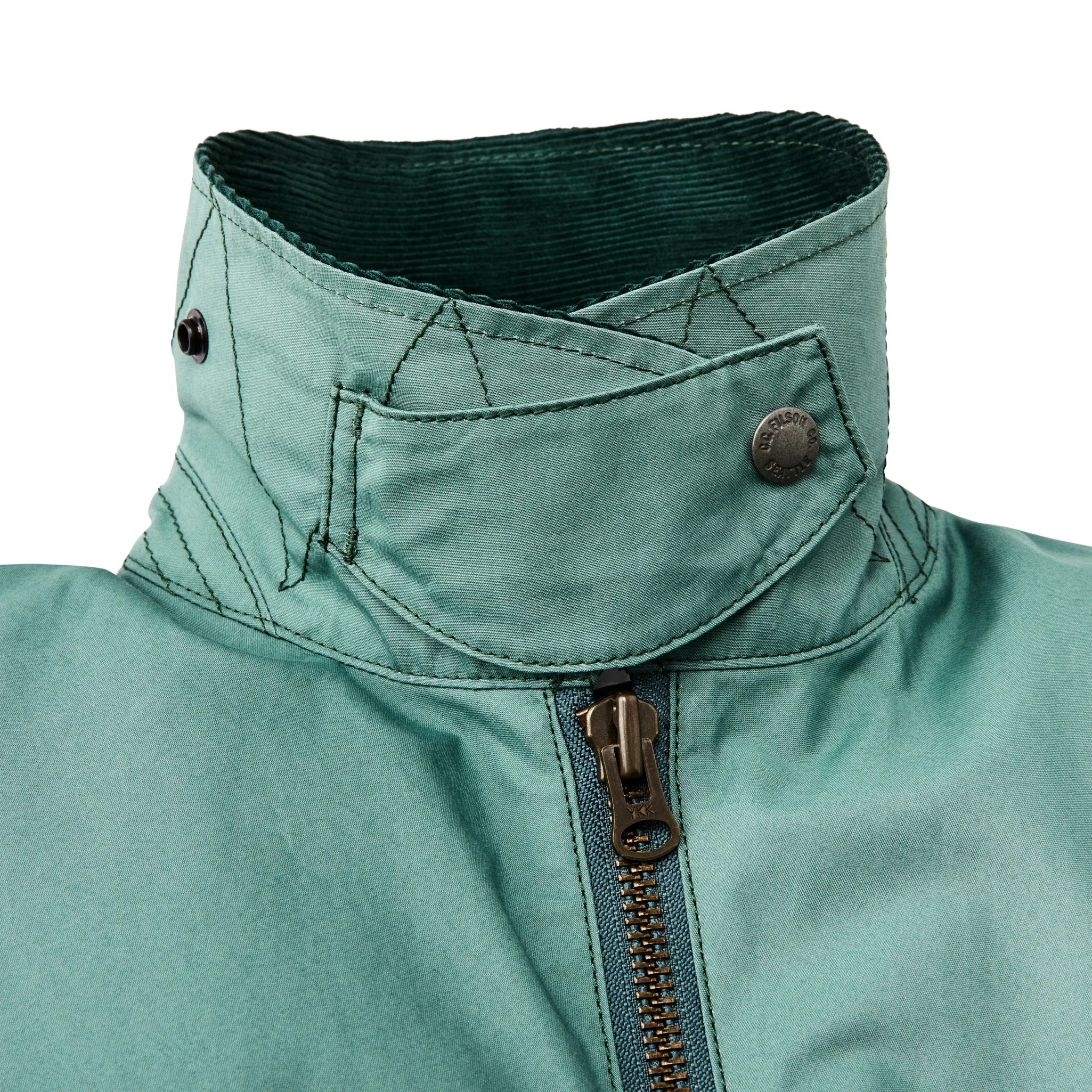 Women's Aviator Cloth Short Work Jacket - Deep Sea