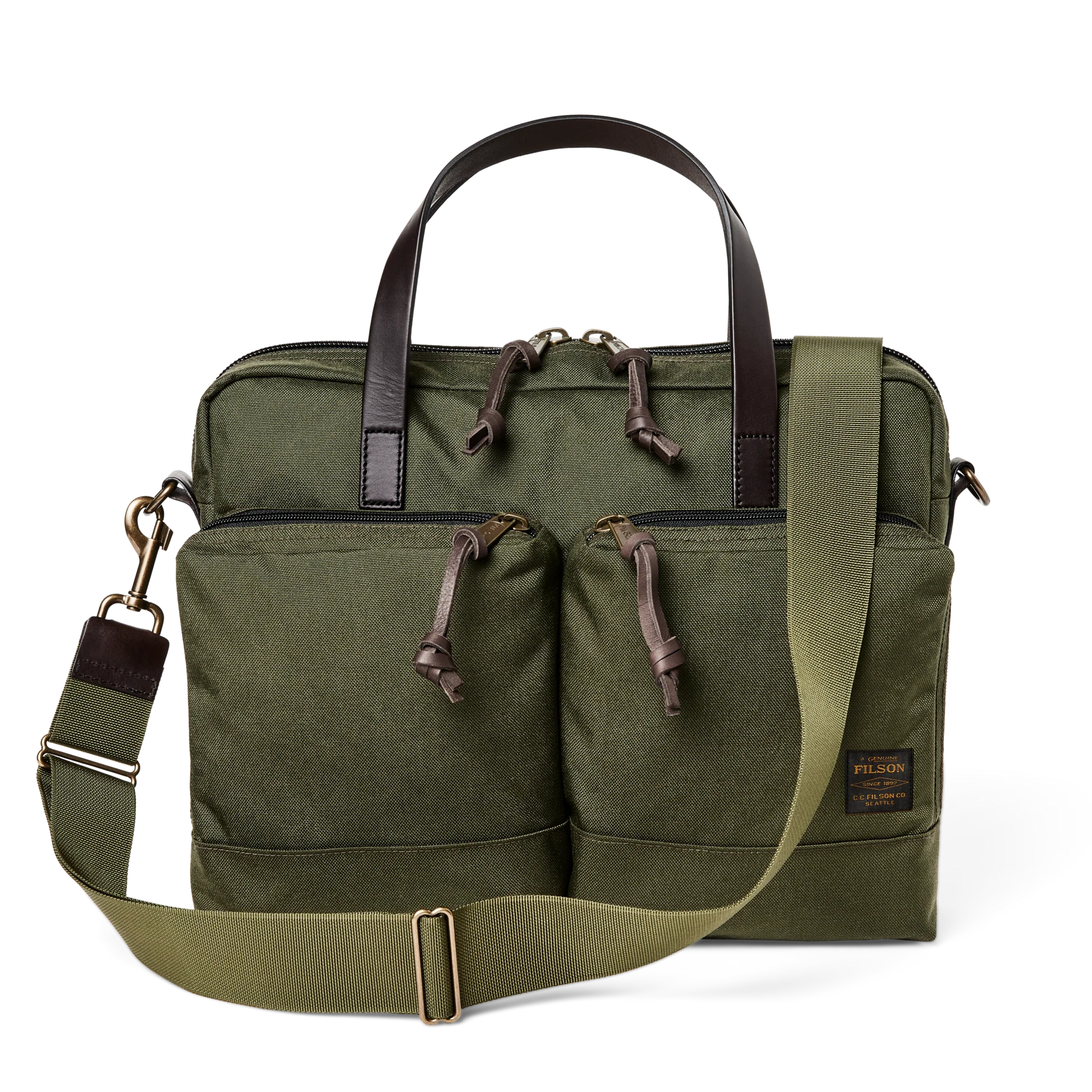 Dryden Briefcase - Otter Green