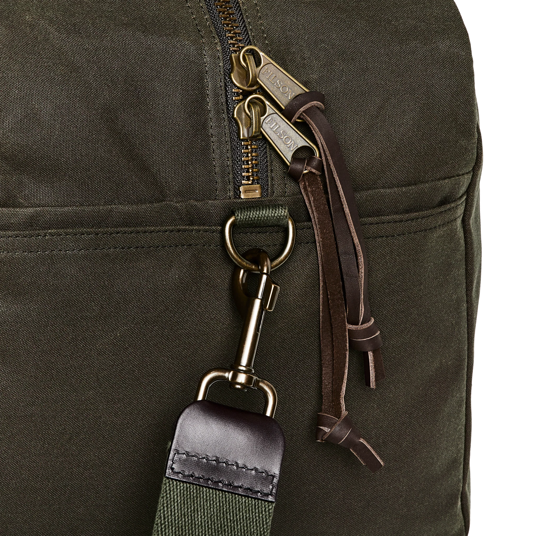 Medium Tin Cloth Duffle Bag - Otter Green