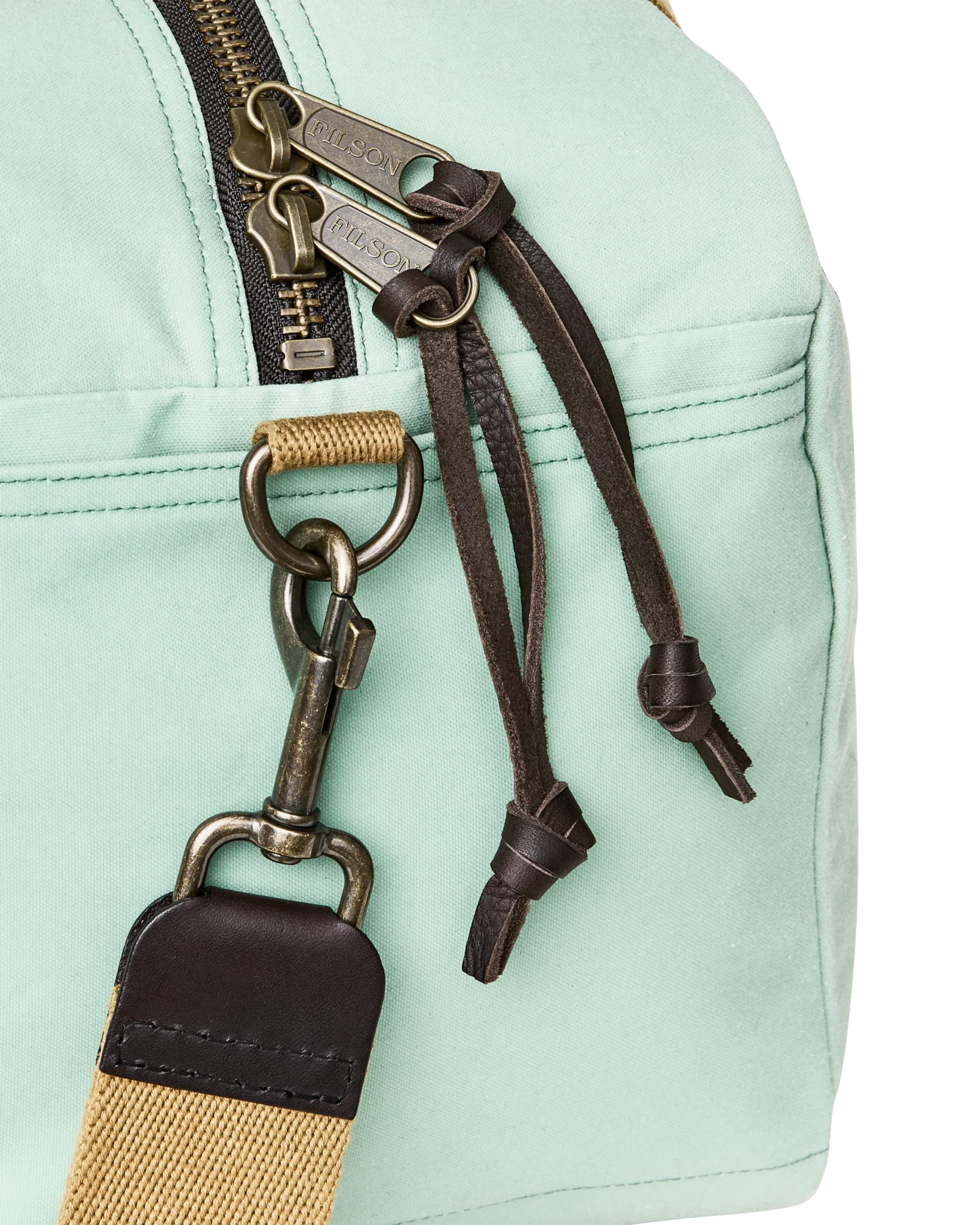 Small Tin Cloth Duffle Bag - Granite Green