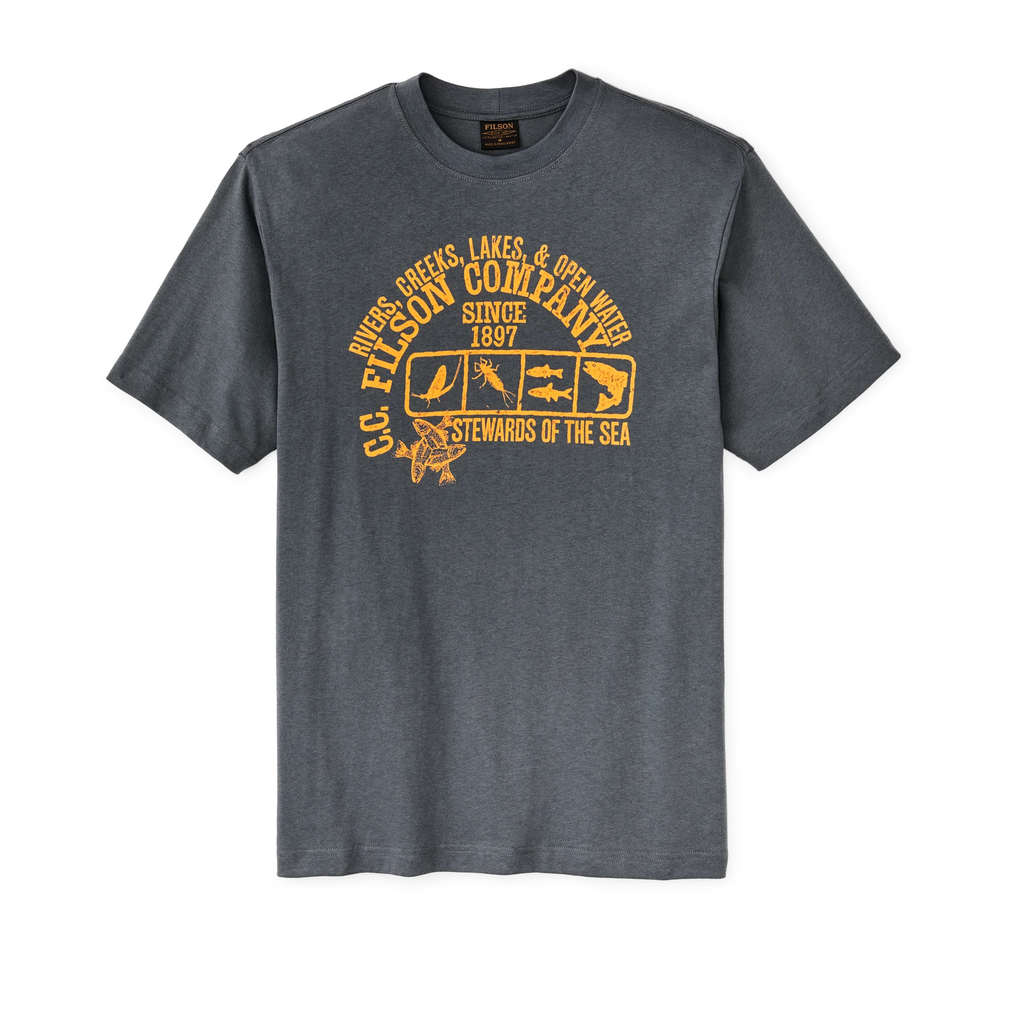 Frontier Graphic T-shirt - Storm Blue / Stewards