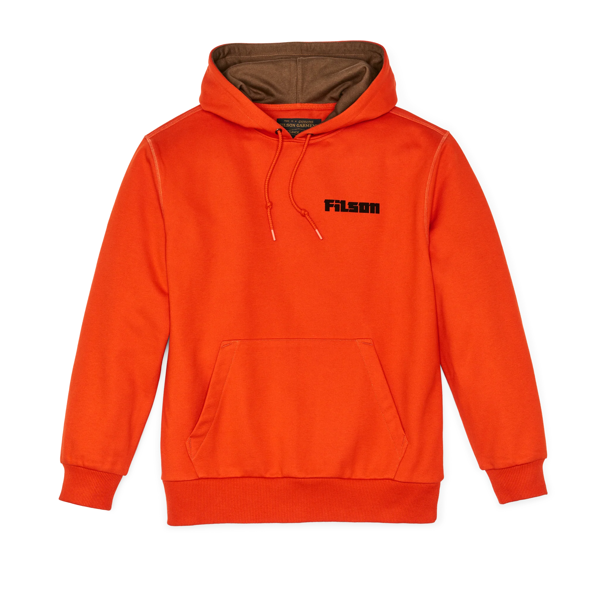 Prospector Graphic Hoodie - Flame / Grizzly
