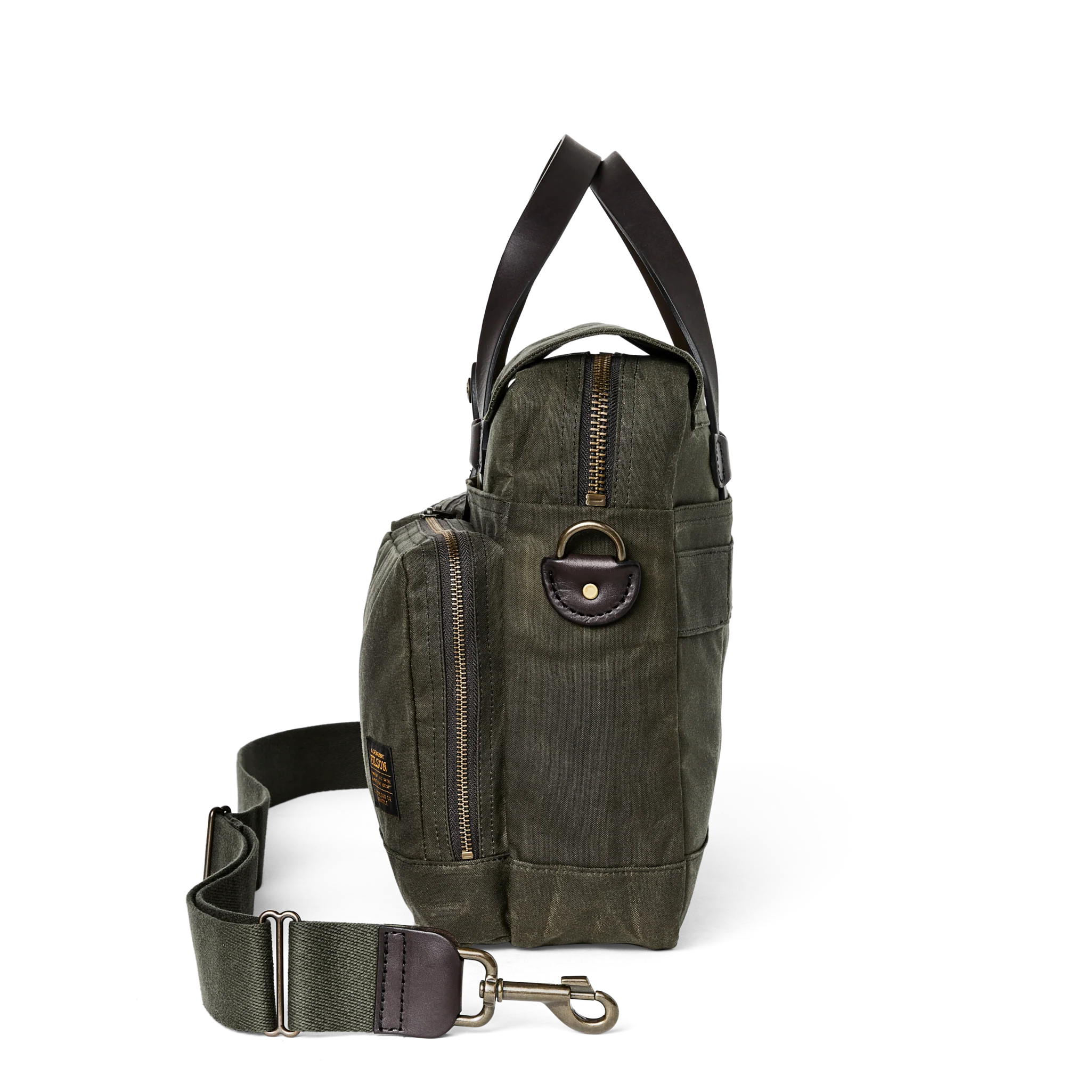 24 Hour Tin Cloth Briefcase - Otter Green