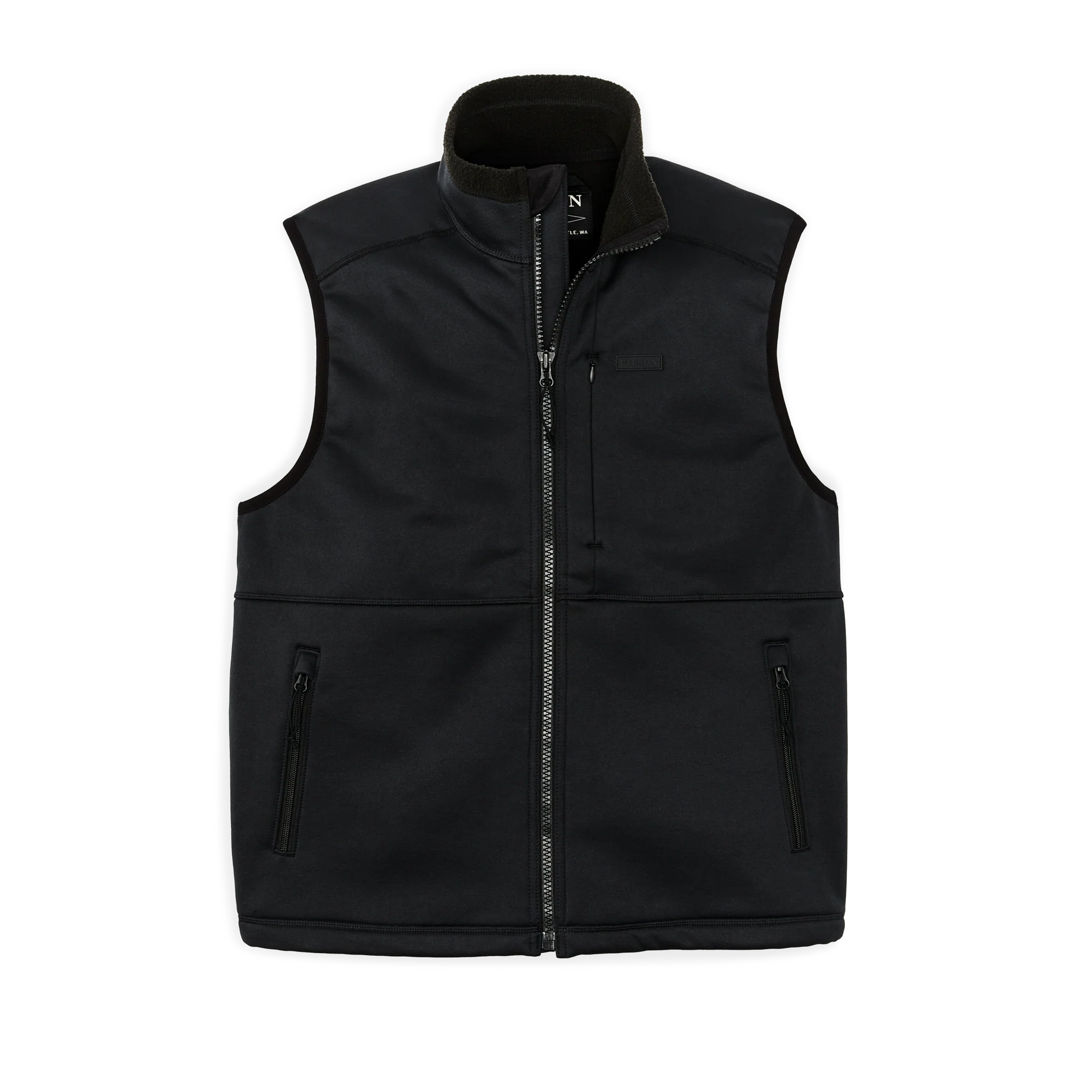 Granite Spire Fleece Vest - Black