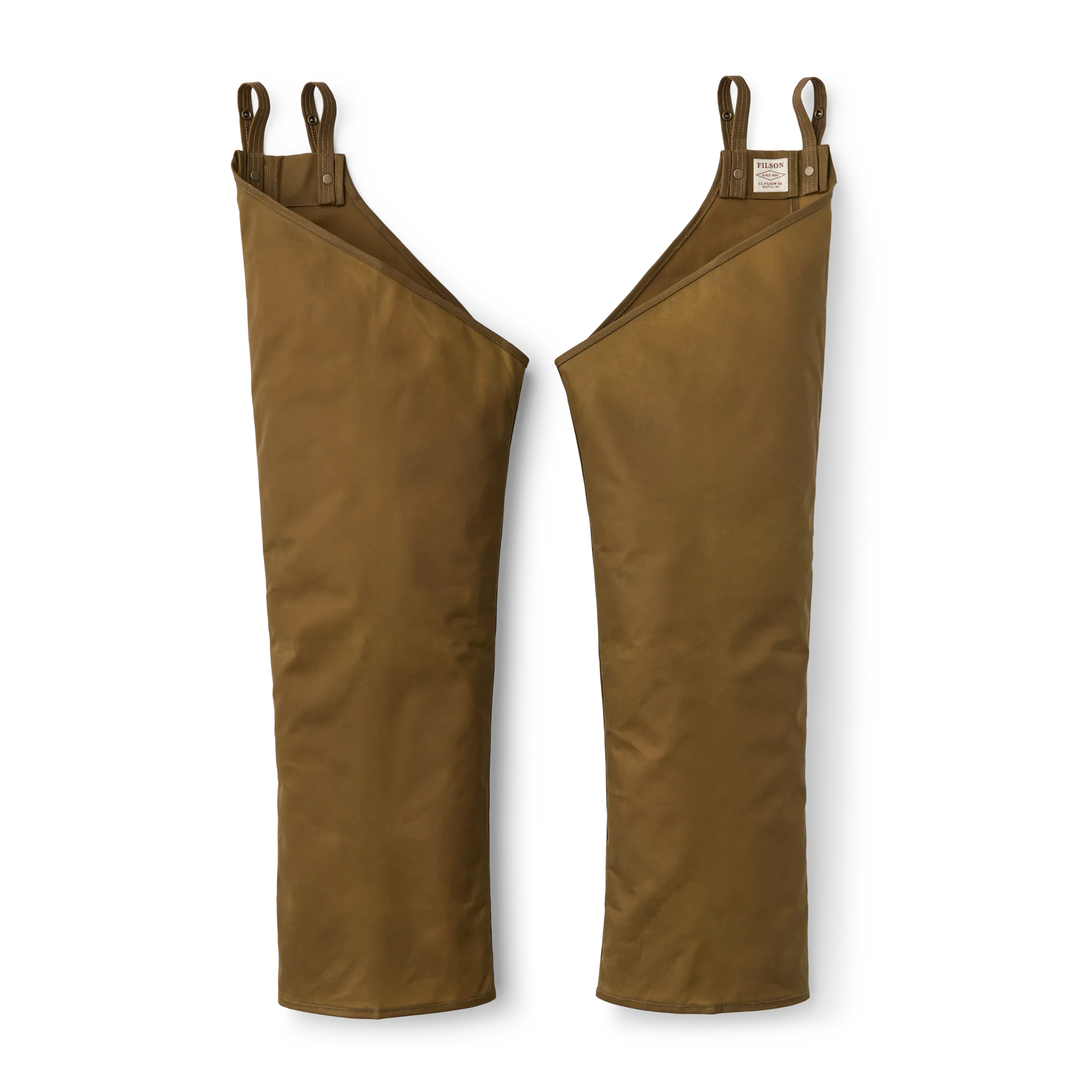 Single Tin Cloth Chaps - Dark Tan