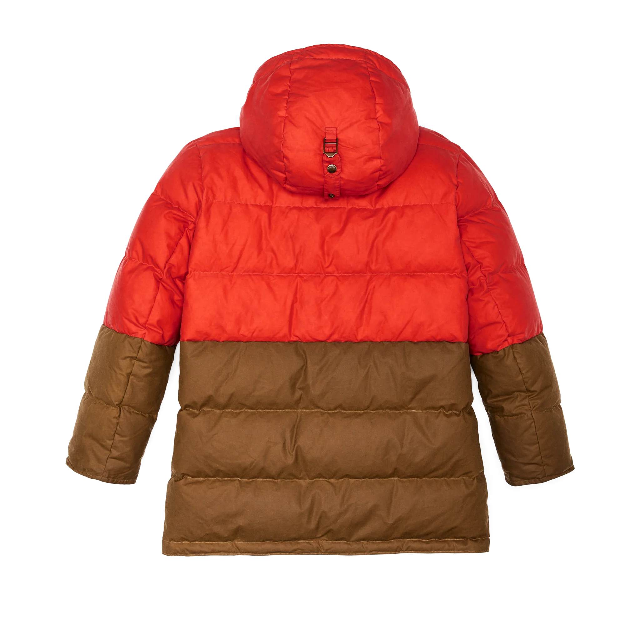 Women's Waxed Down Parka - Dark Tan / Campfire