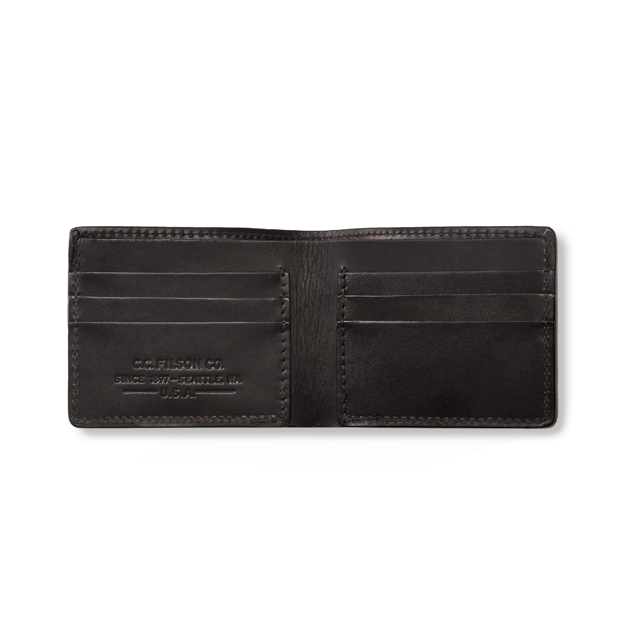 Bridle Leather Bi-fold Wallet - Brown Leather