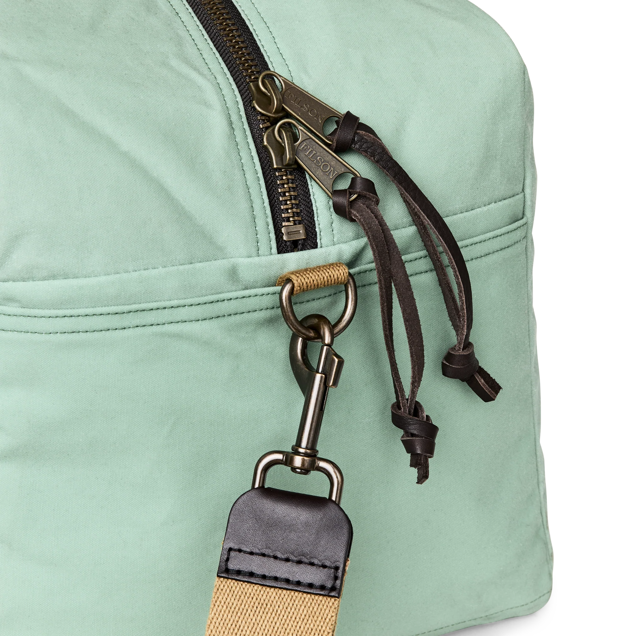 Medium Tin Cloth Duffle Bag - Granite Green