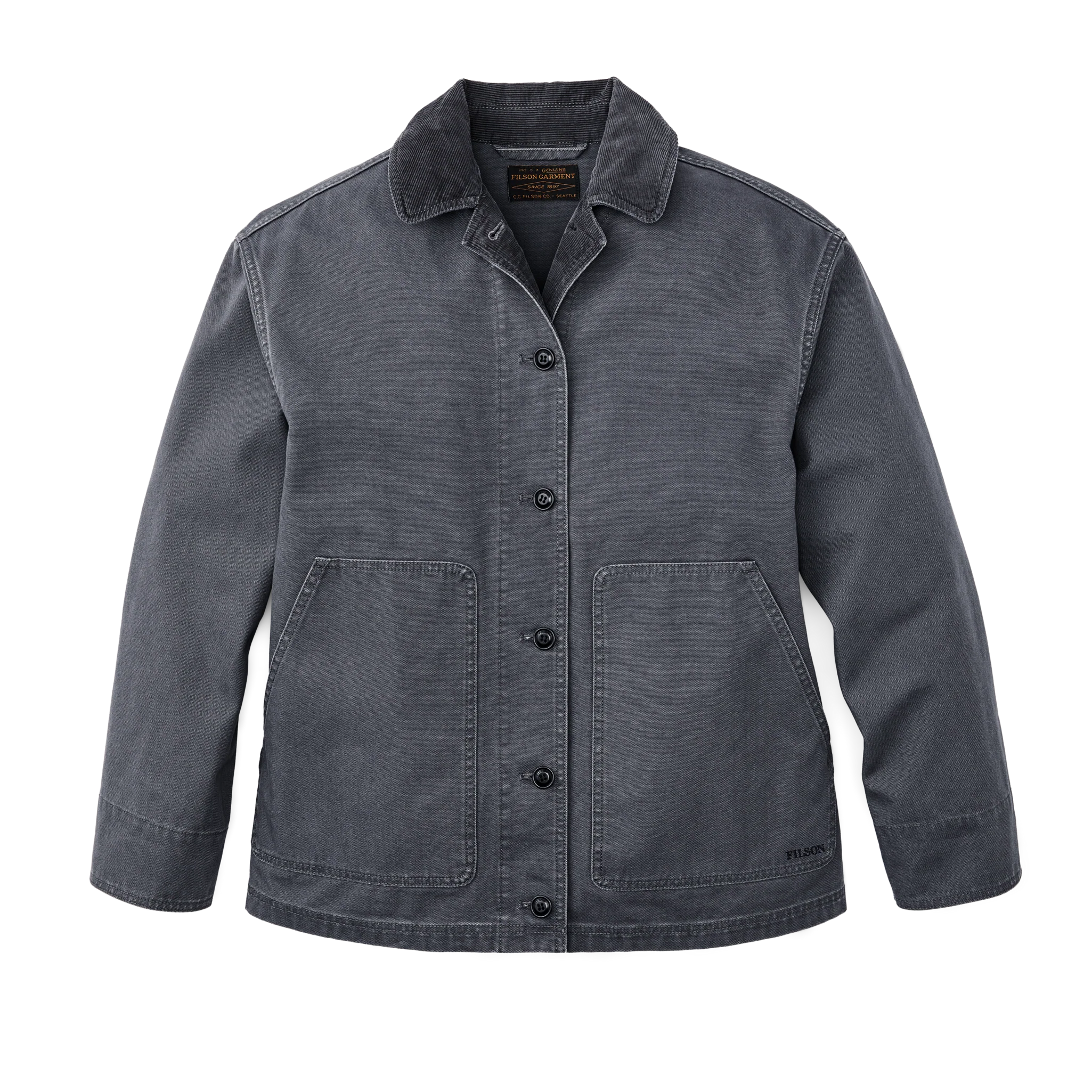 Women's Canvas Barn Coat - Storm Blue