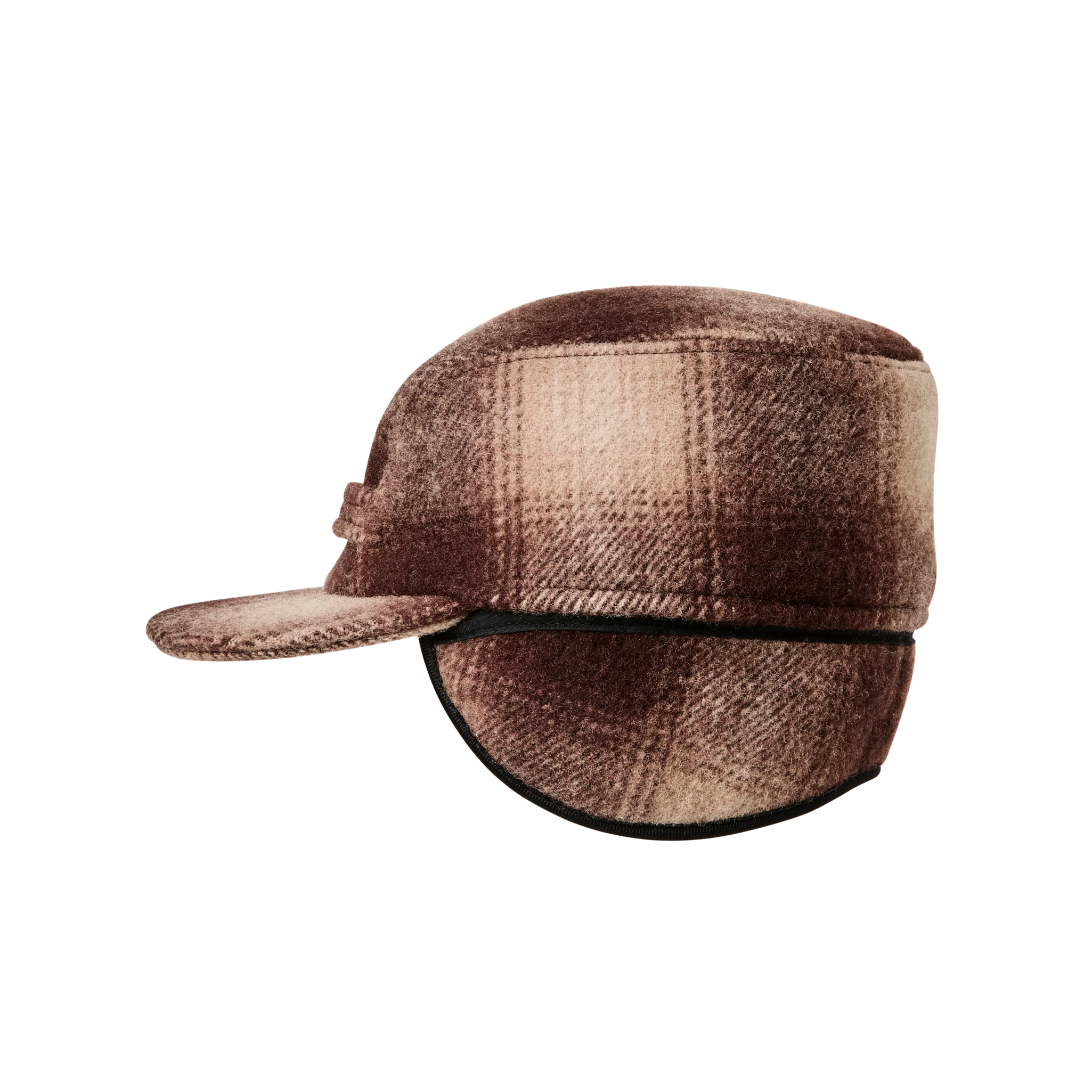 Mackinaw Wool Cap - Brown / Tan Ombre