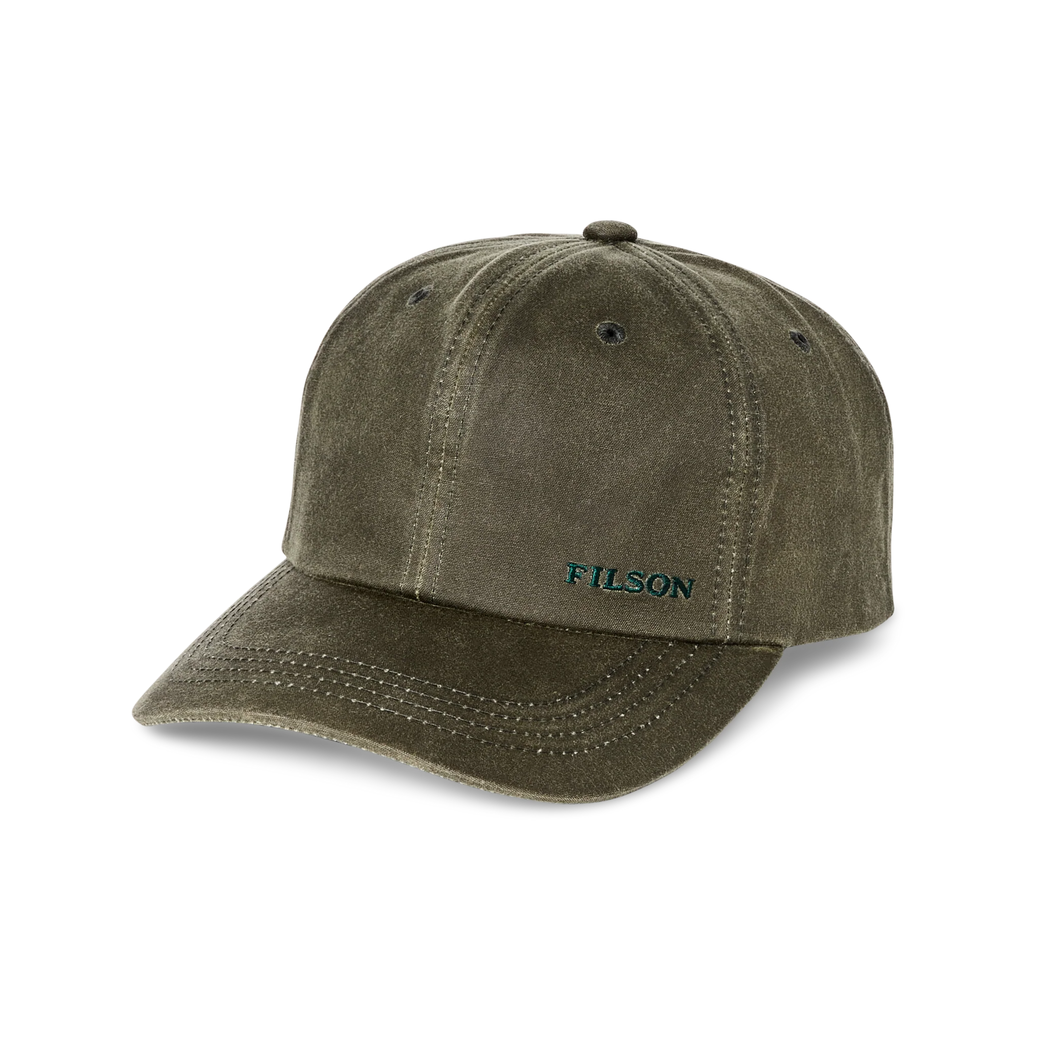 Oil Tin Low-profile Logger Cap - Otter Green
