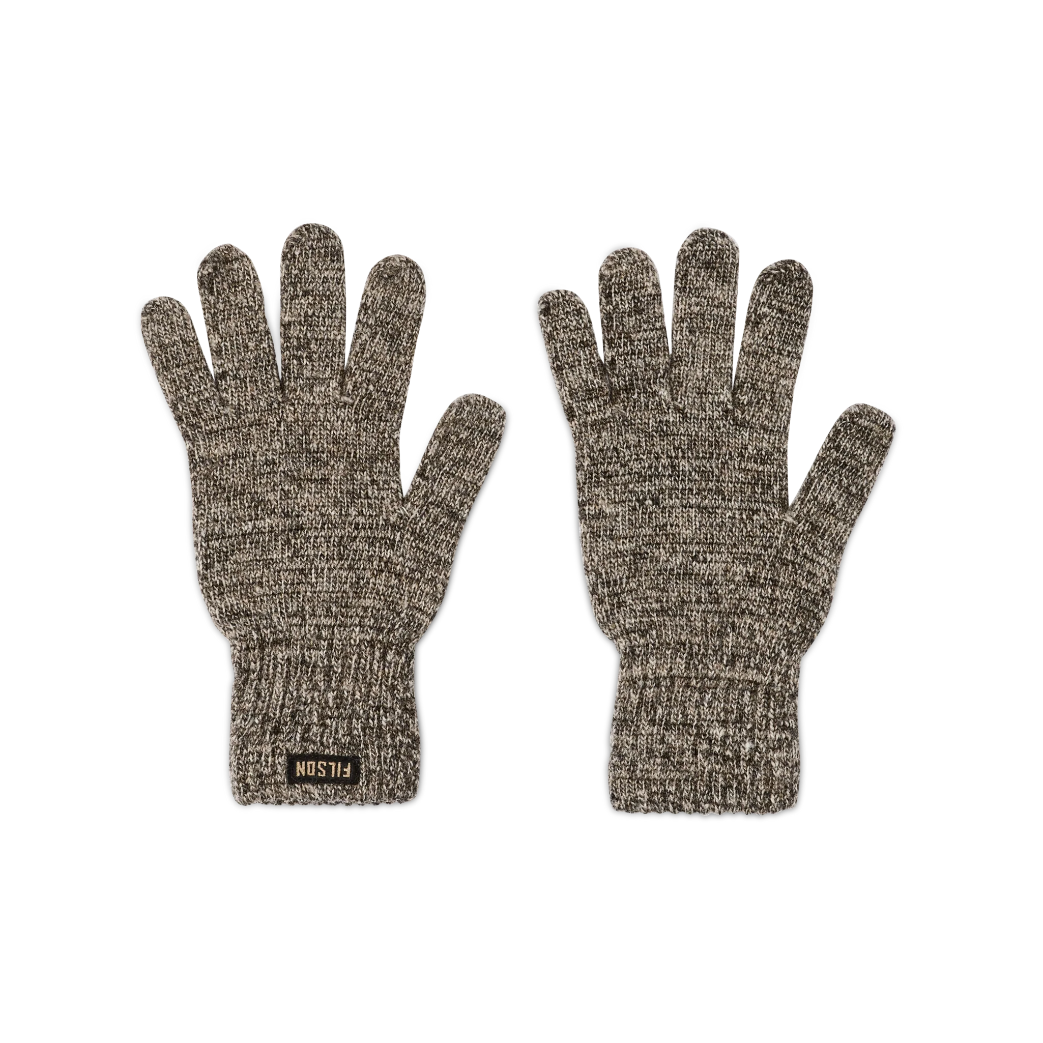 Full Finger Knit Gloves - Root Heather