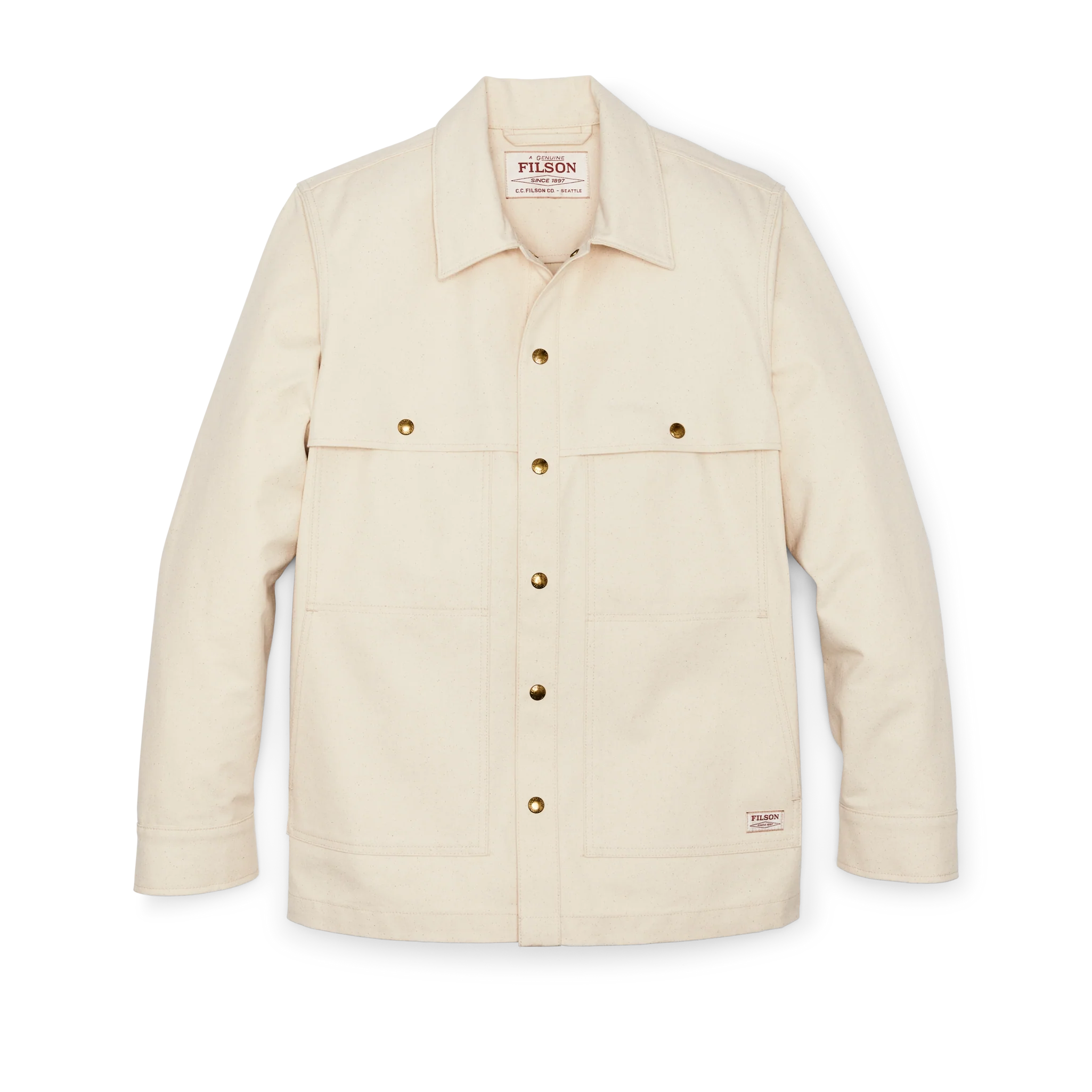 Dry Tin Cloth Forester Jac-shirt - Natural Seed