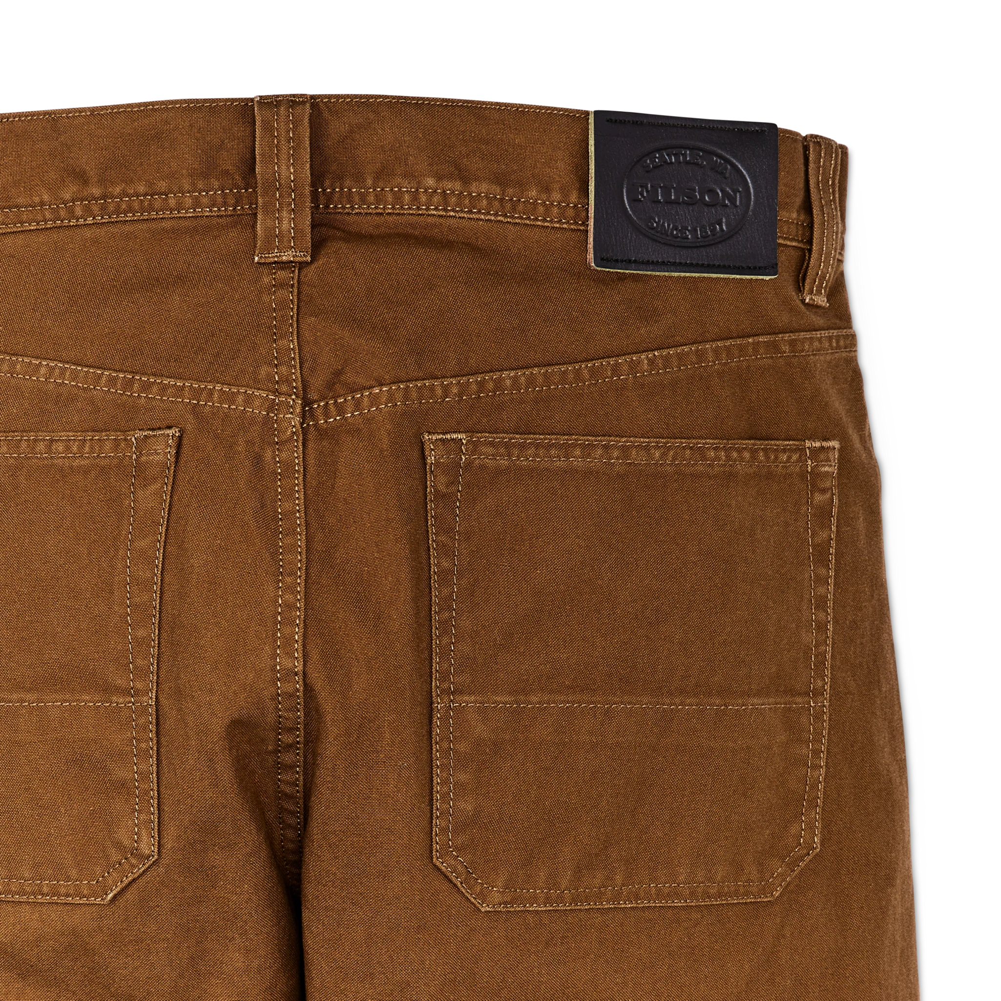 Dry Tin Cloth 5-pocket Pants - Whiskey