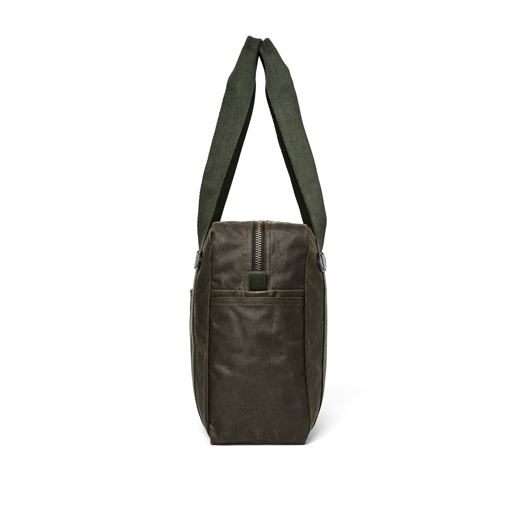 Tin Cloth Zipper Tote Bag - Otter Green