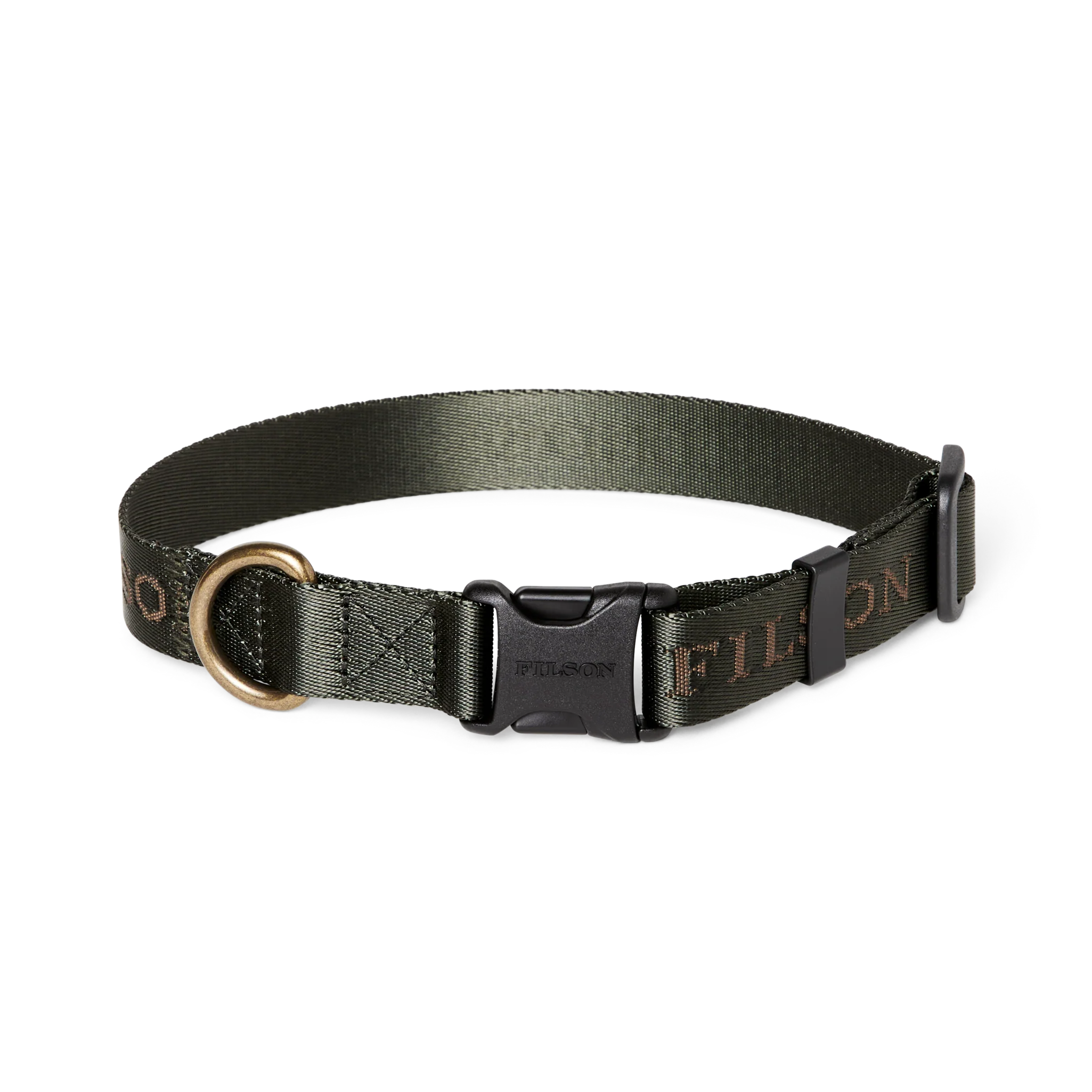 Nylon Dog Collar - Dark Timber