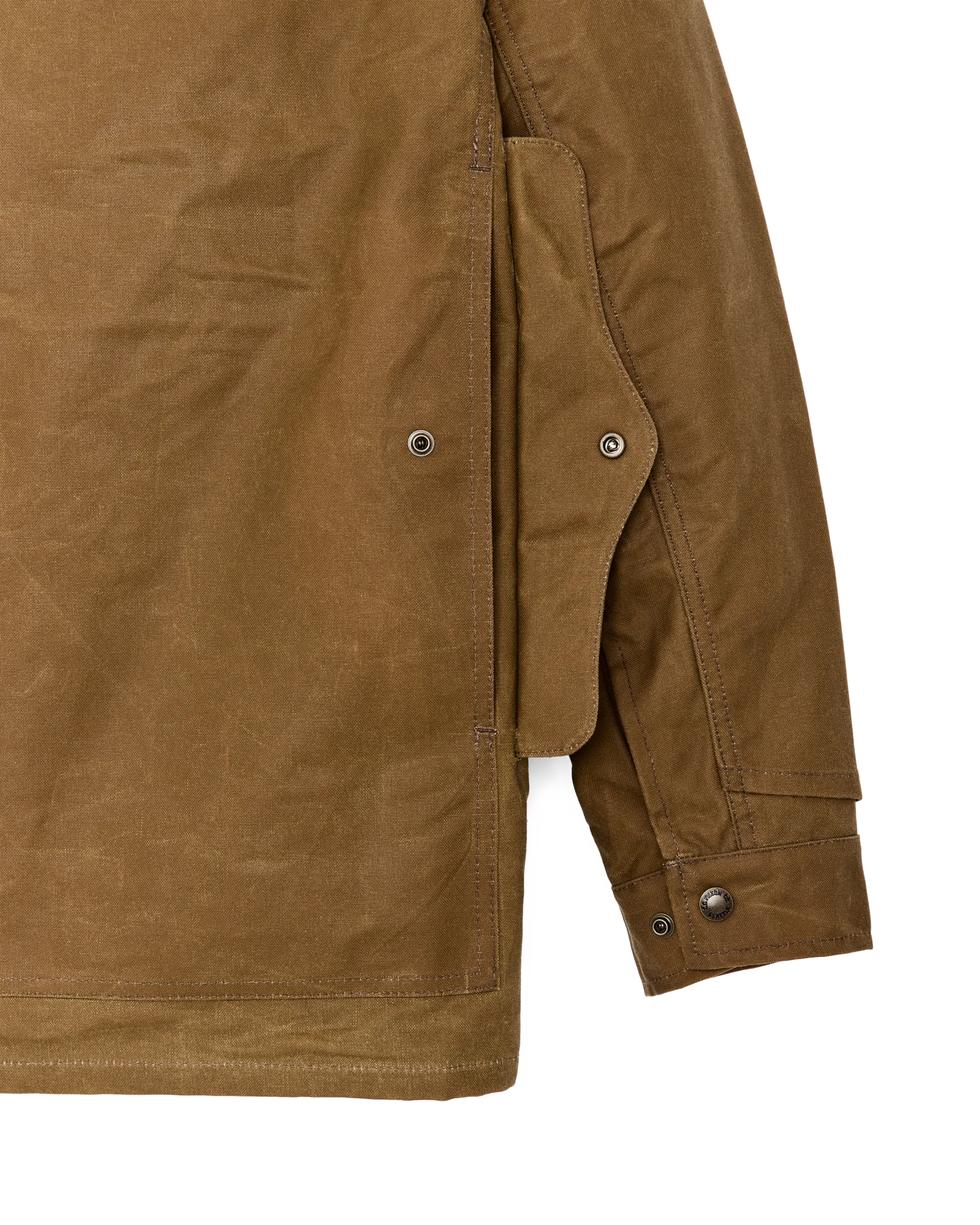 Lined Tin Cloth Cruiser Jacket - Dark Tan