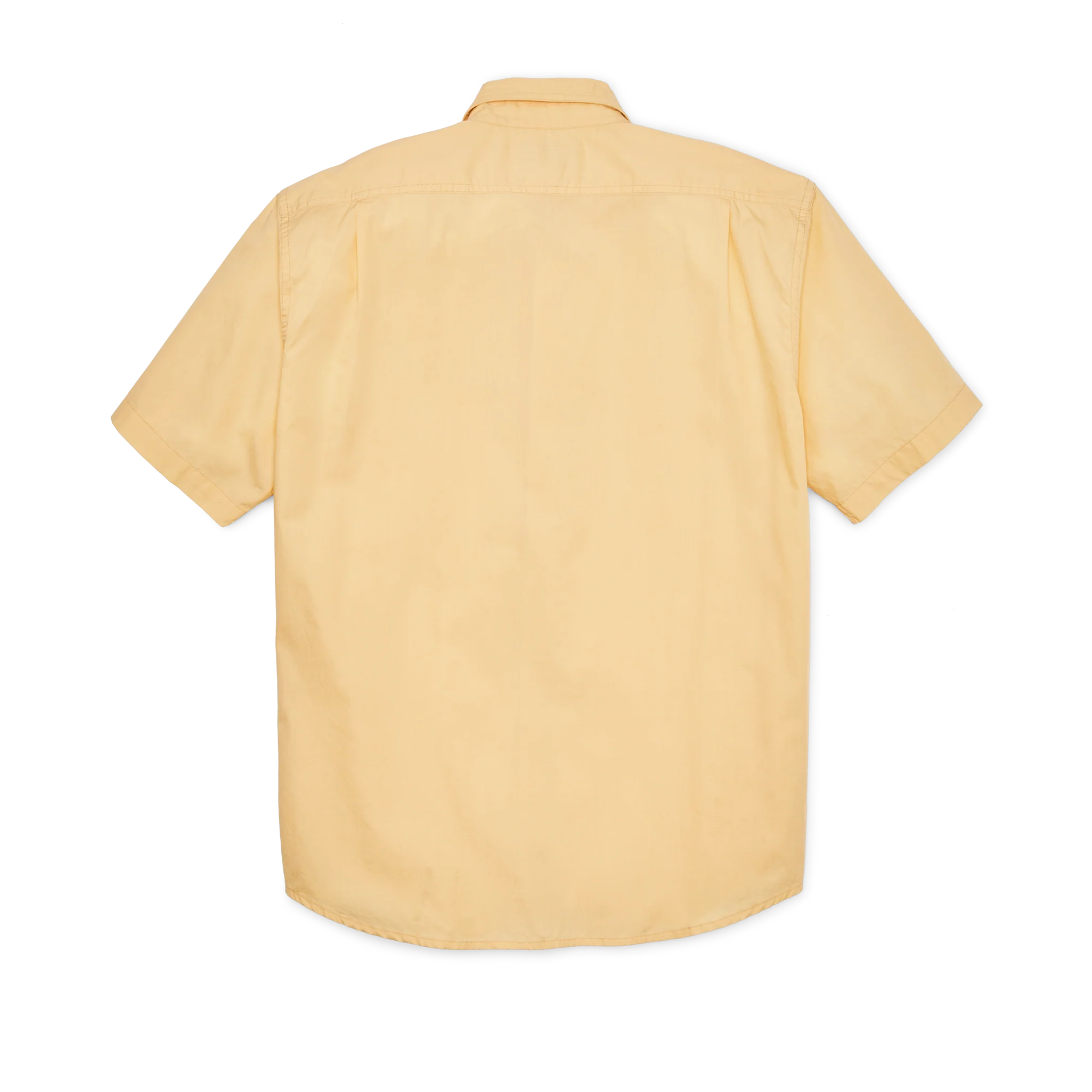Filson's Washed Short Sleeve Feather Cloth Shirt - Straw