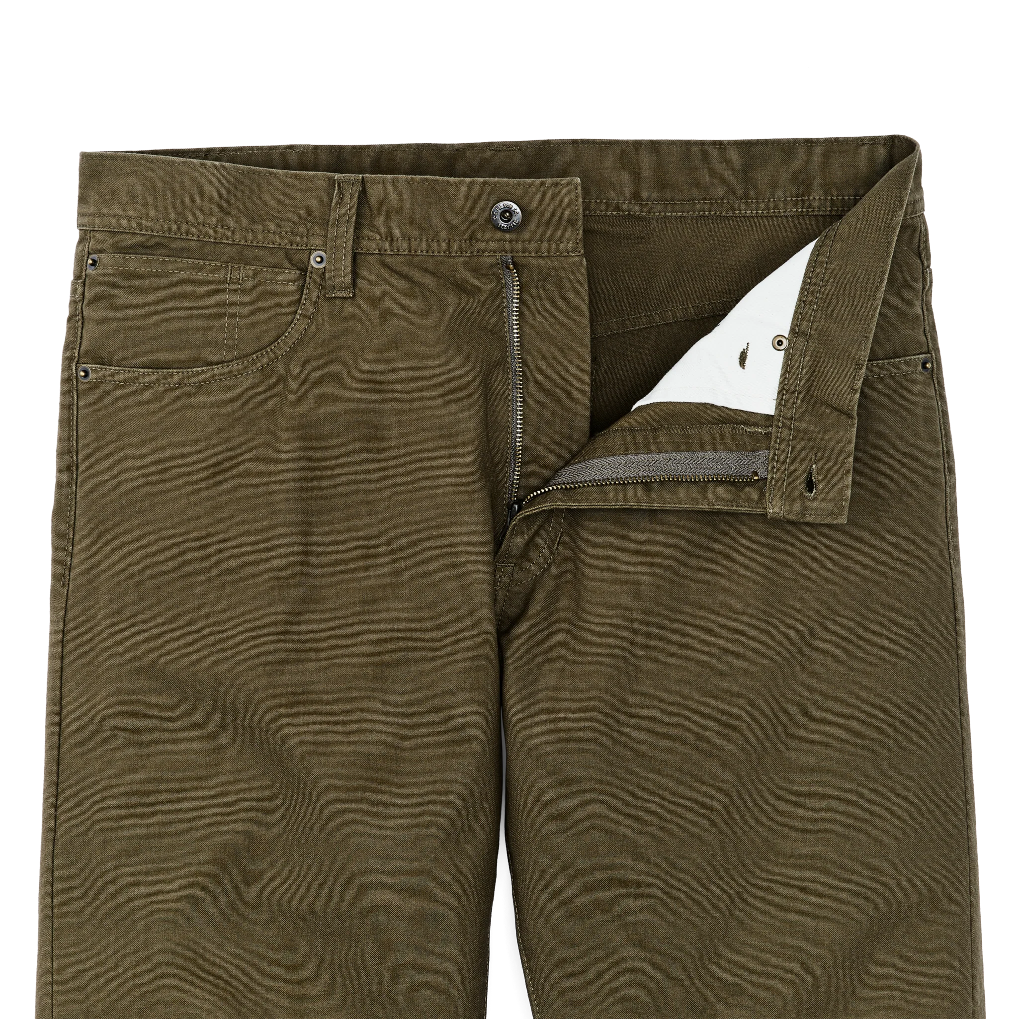 Dry Tin Cloth 5-pocket Pants - Marsh Olive