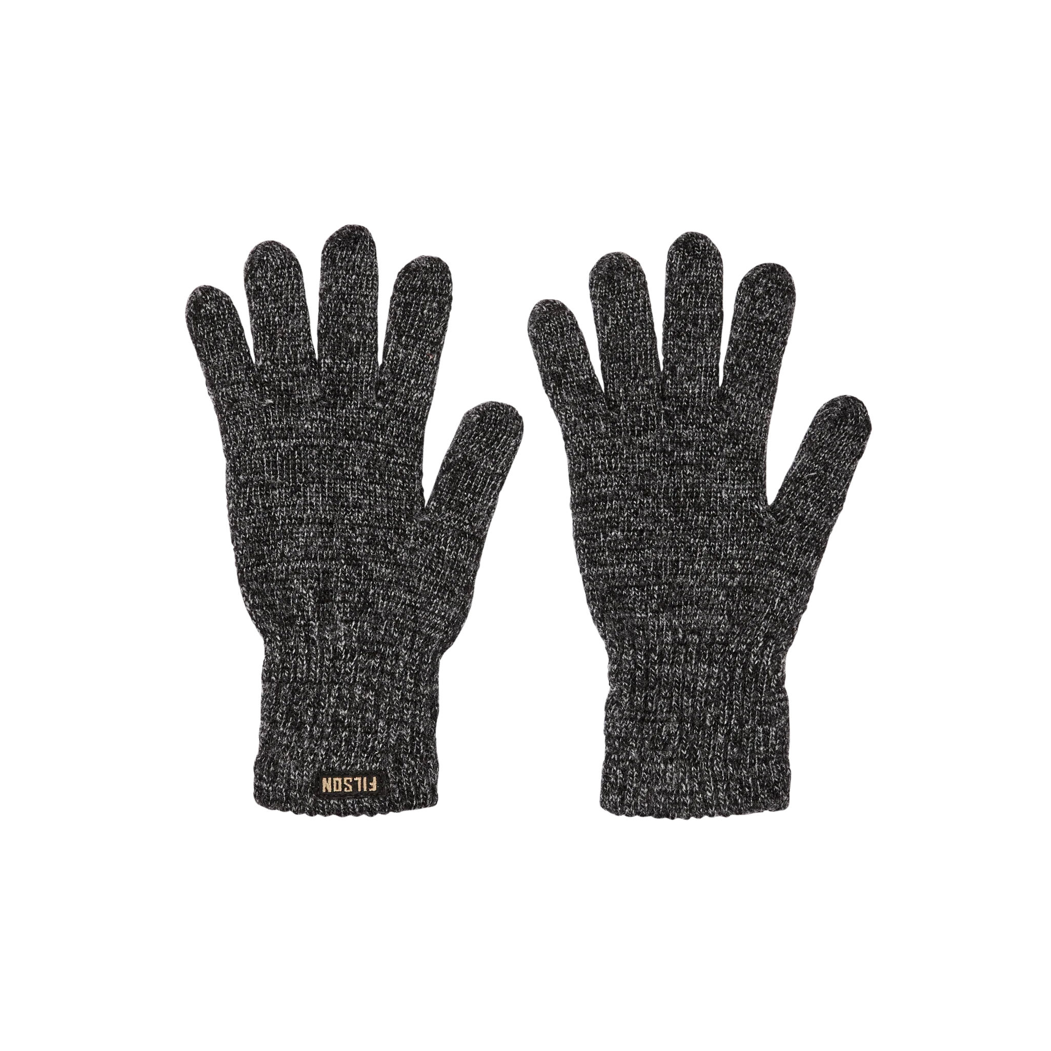Full Finger Knit Gloves - Charcoal