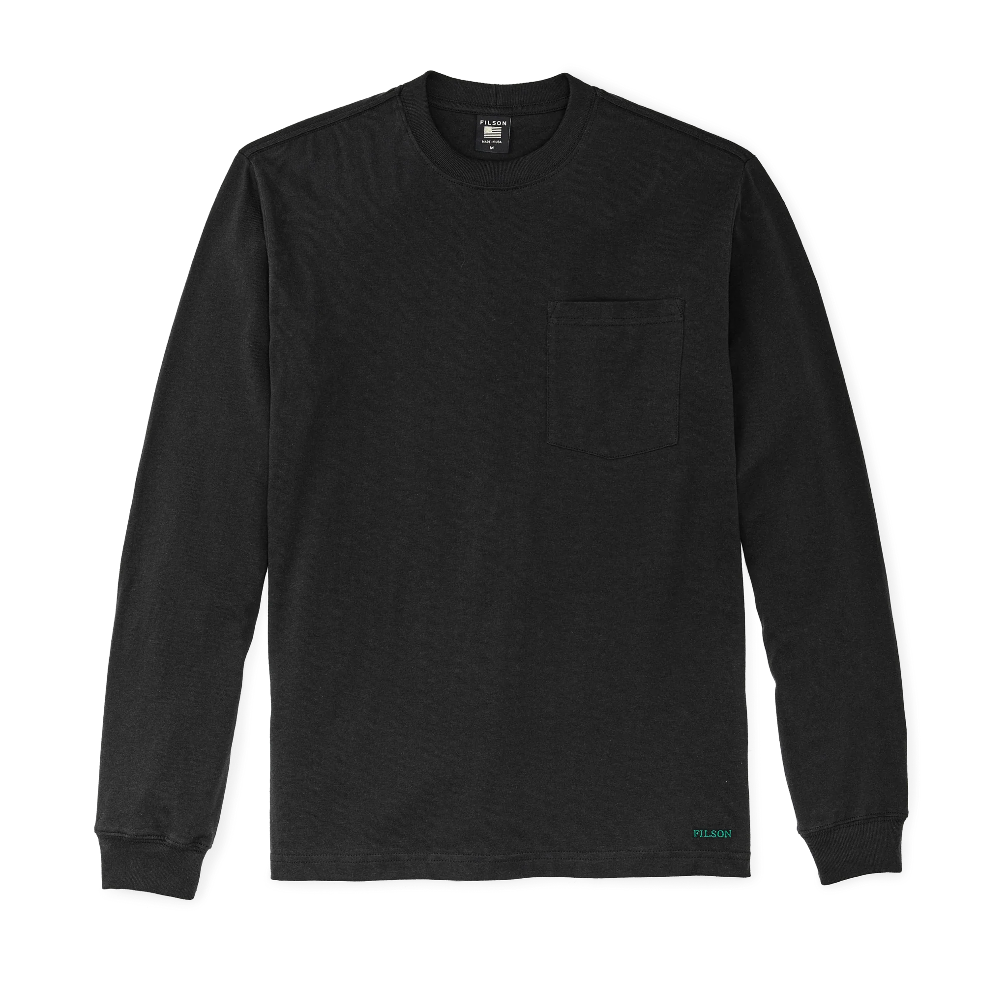 Long Sleeve Pioneer Pocket T-shirt - Black