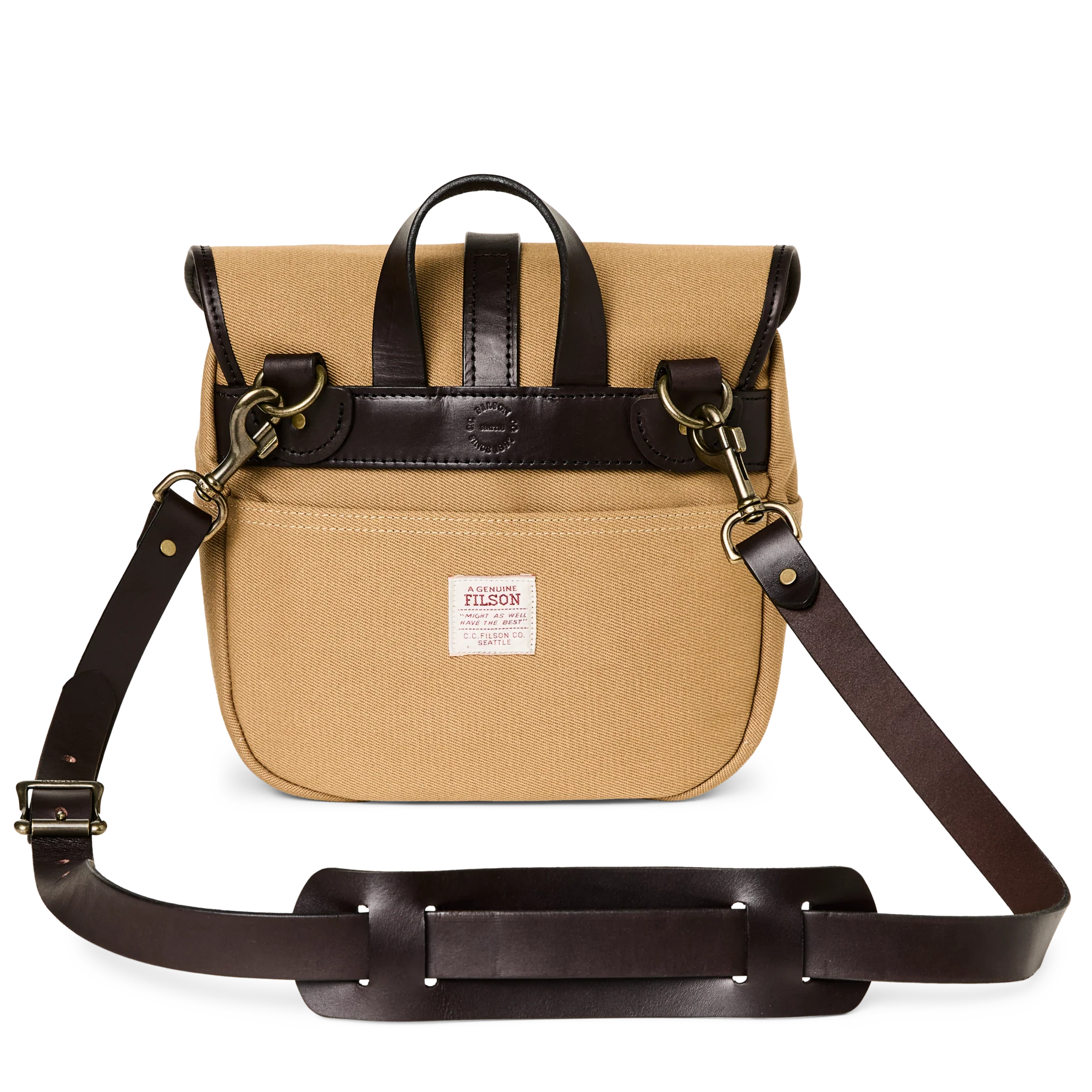 Small Rugged Twill Field Bag - Tan