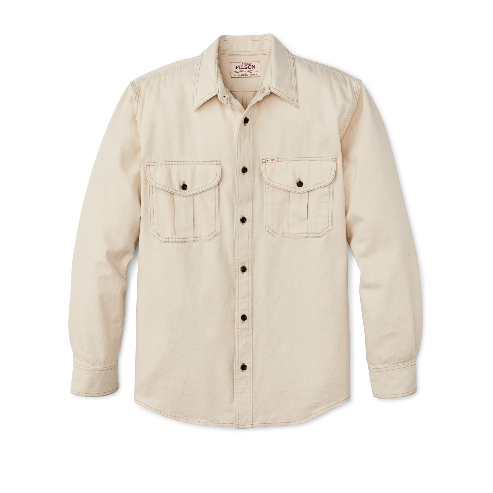Natural Twill Guide Shirt - Natural Seed