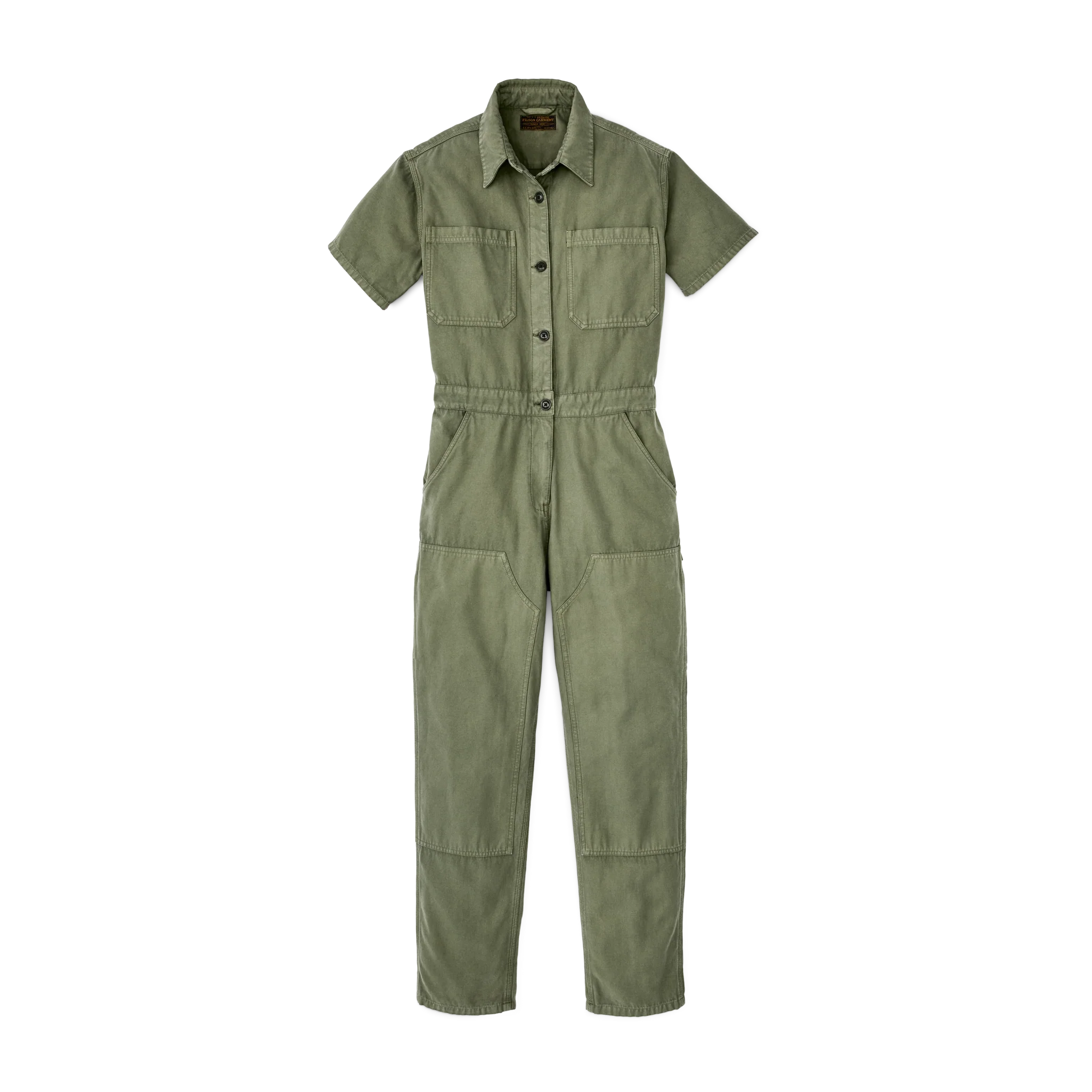 Women's Field Short Sleeve Coverall - Army Green
