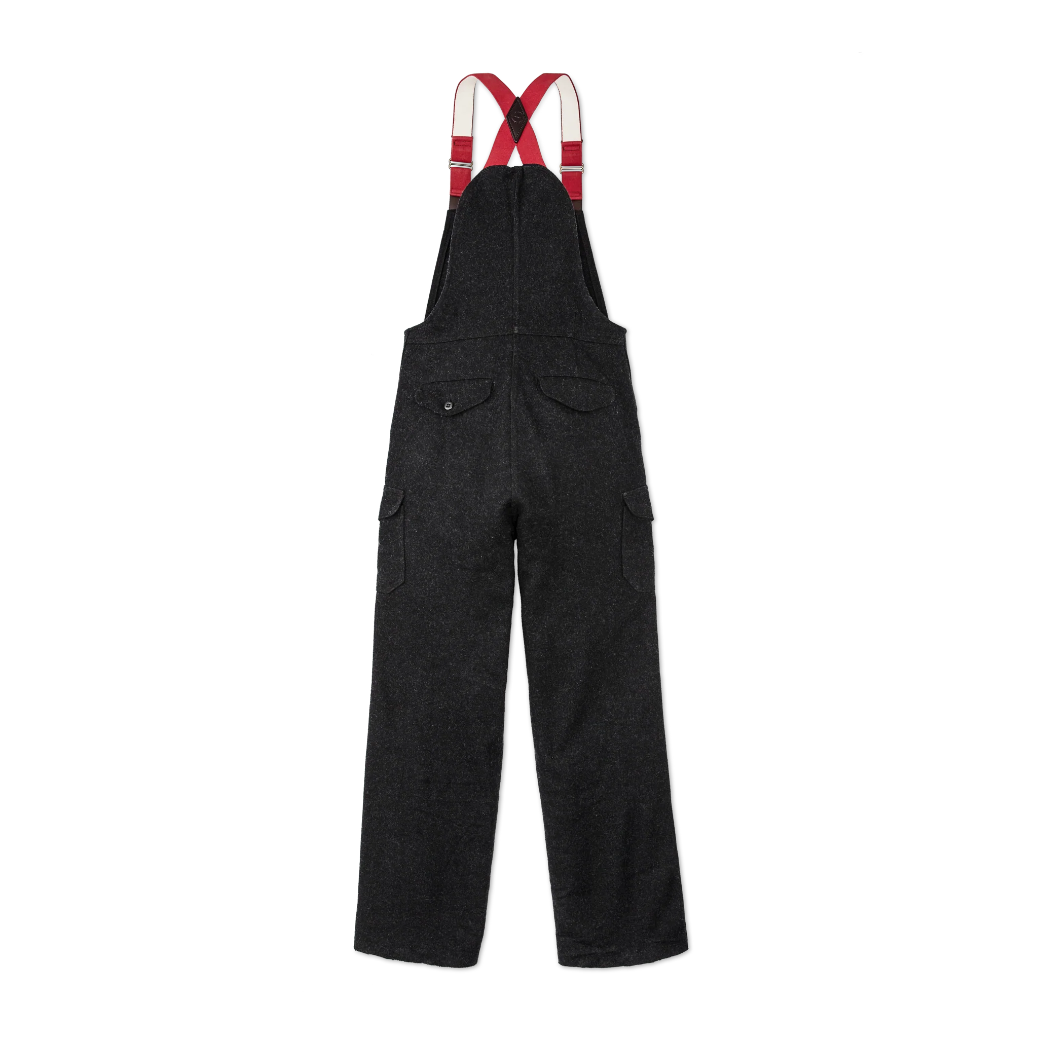 Mackinaw Wool Bibs - Charcoal