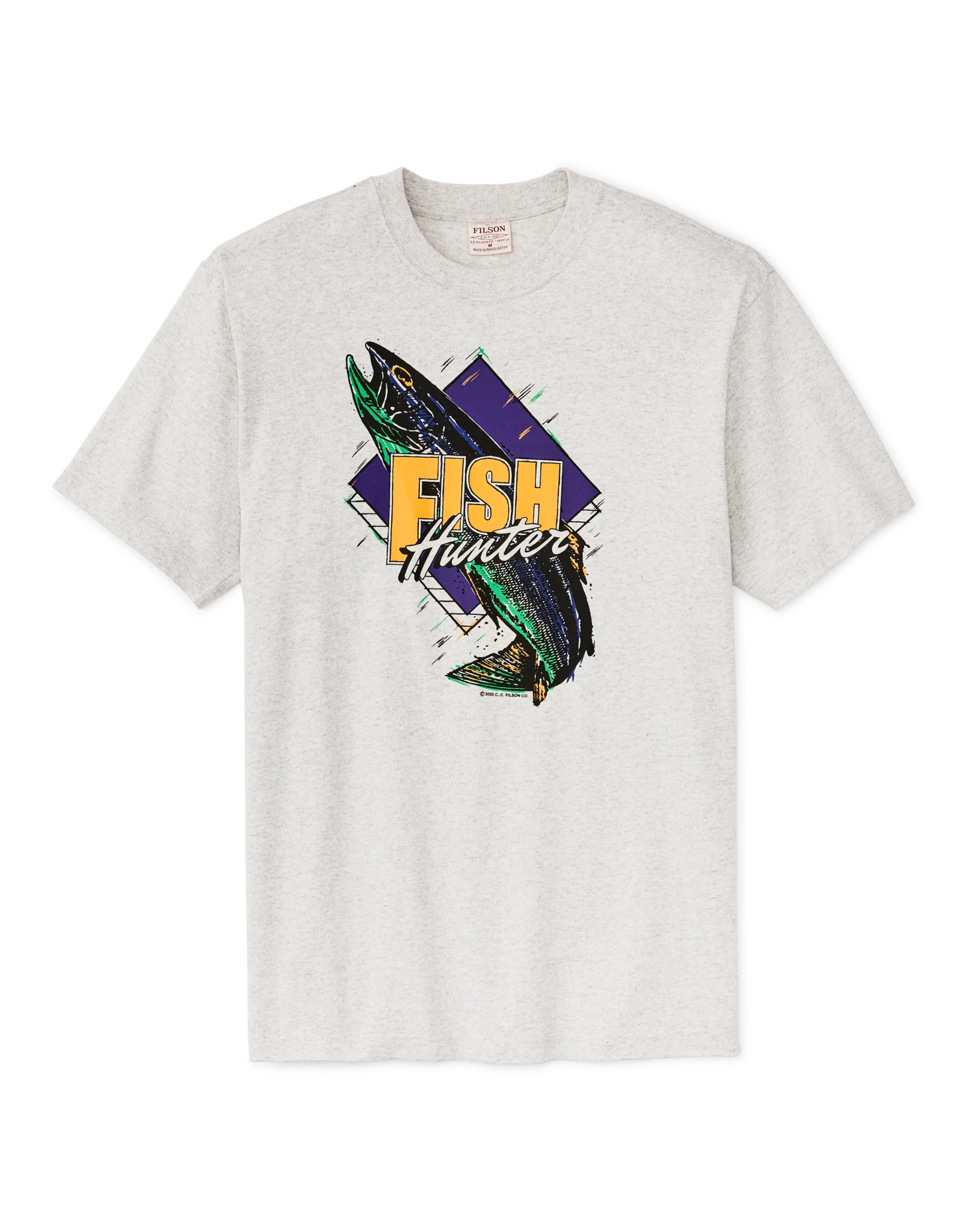 Frontier Graphic T-shirt - Light Heather Gray / Hunter