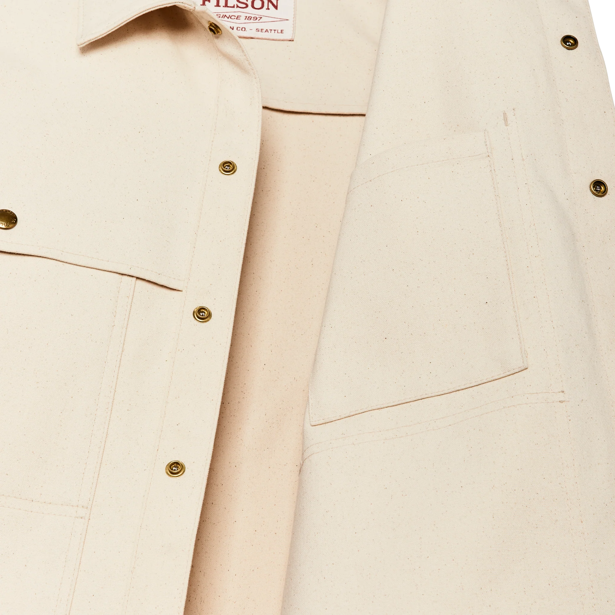 Dry Tin Cloth Forester Jac-shirt - Natural Seed