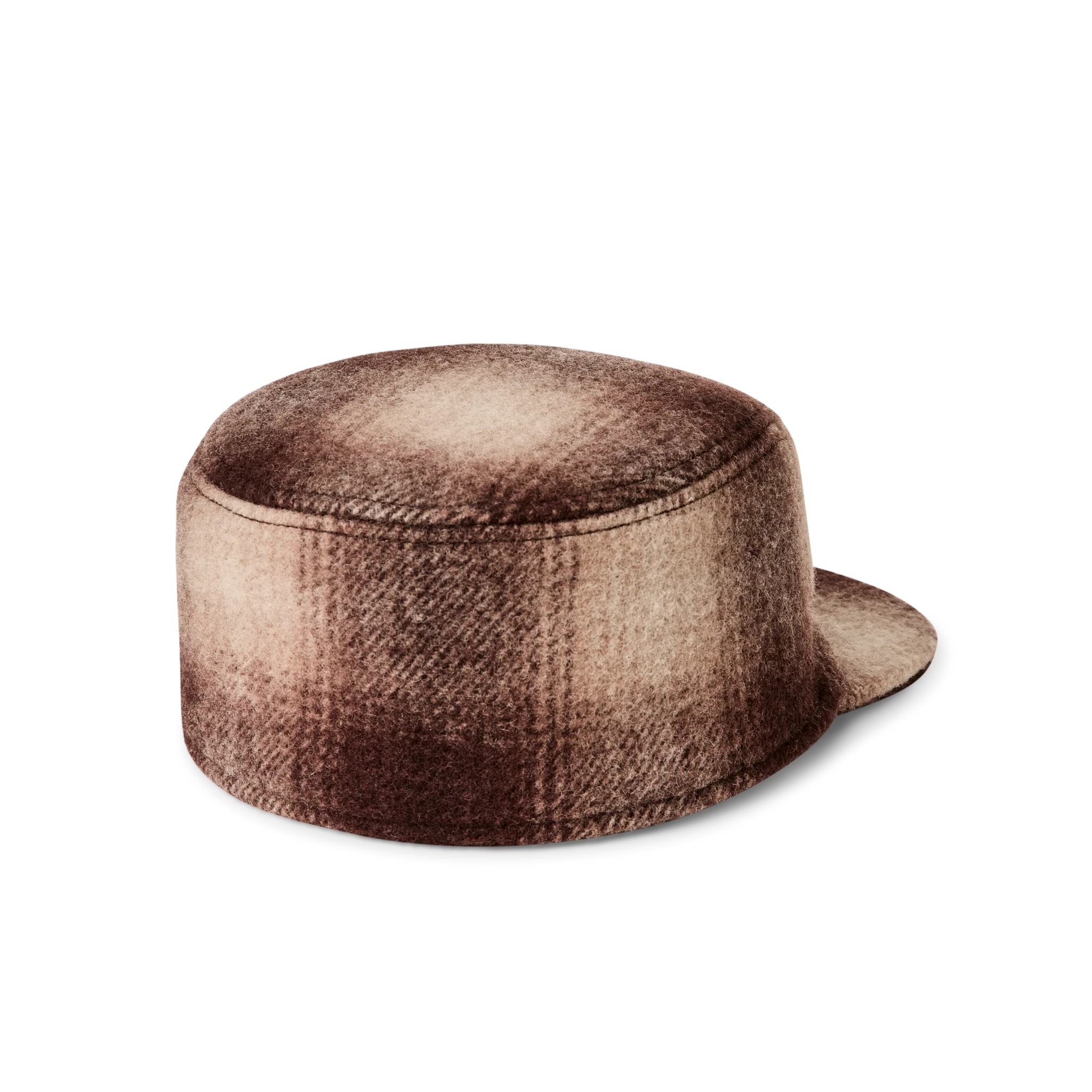 Mackinaw Wool Cap - Brown / Tan Ombre