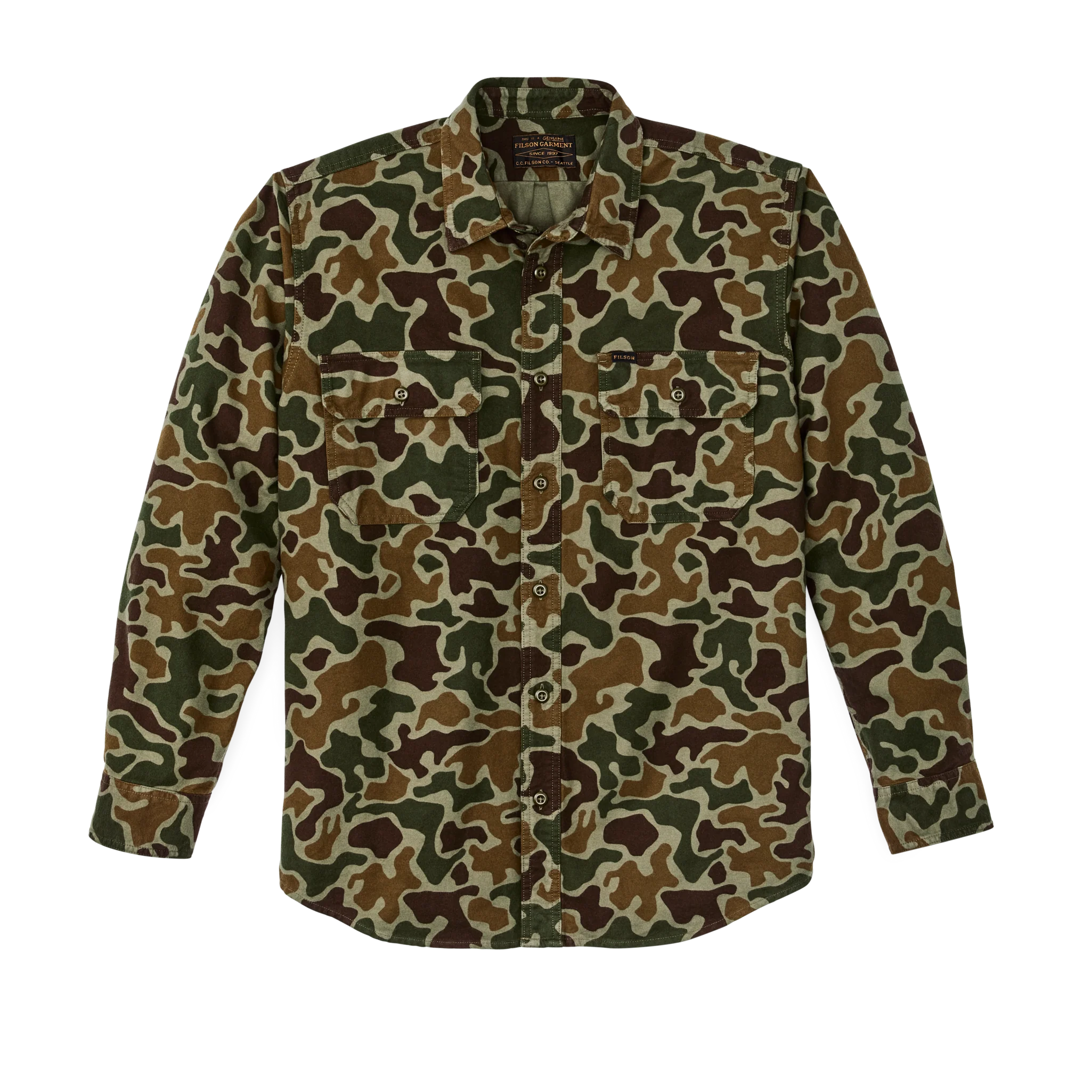 Field Flannel Shirt - Frog Camo